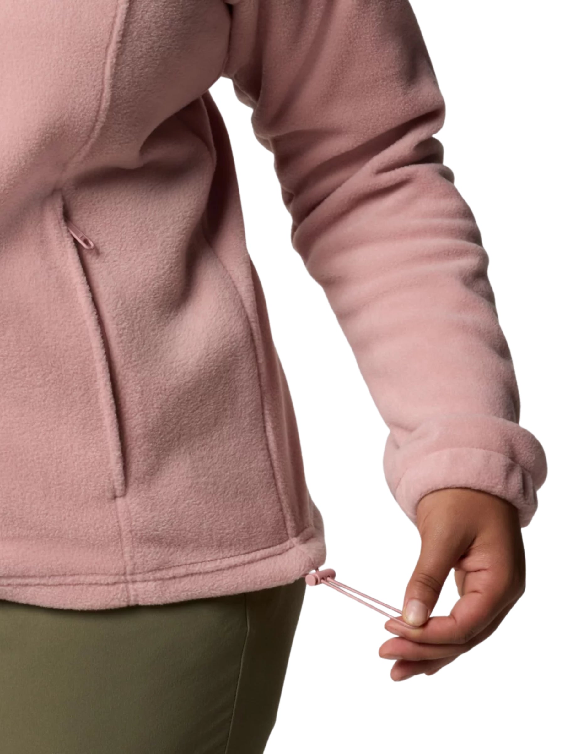 Plus Size Benton Springs Full Zip Jacket - Eraser Pink
