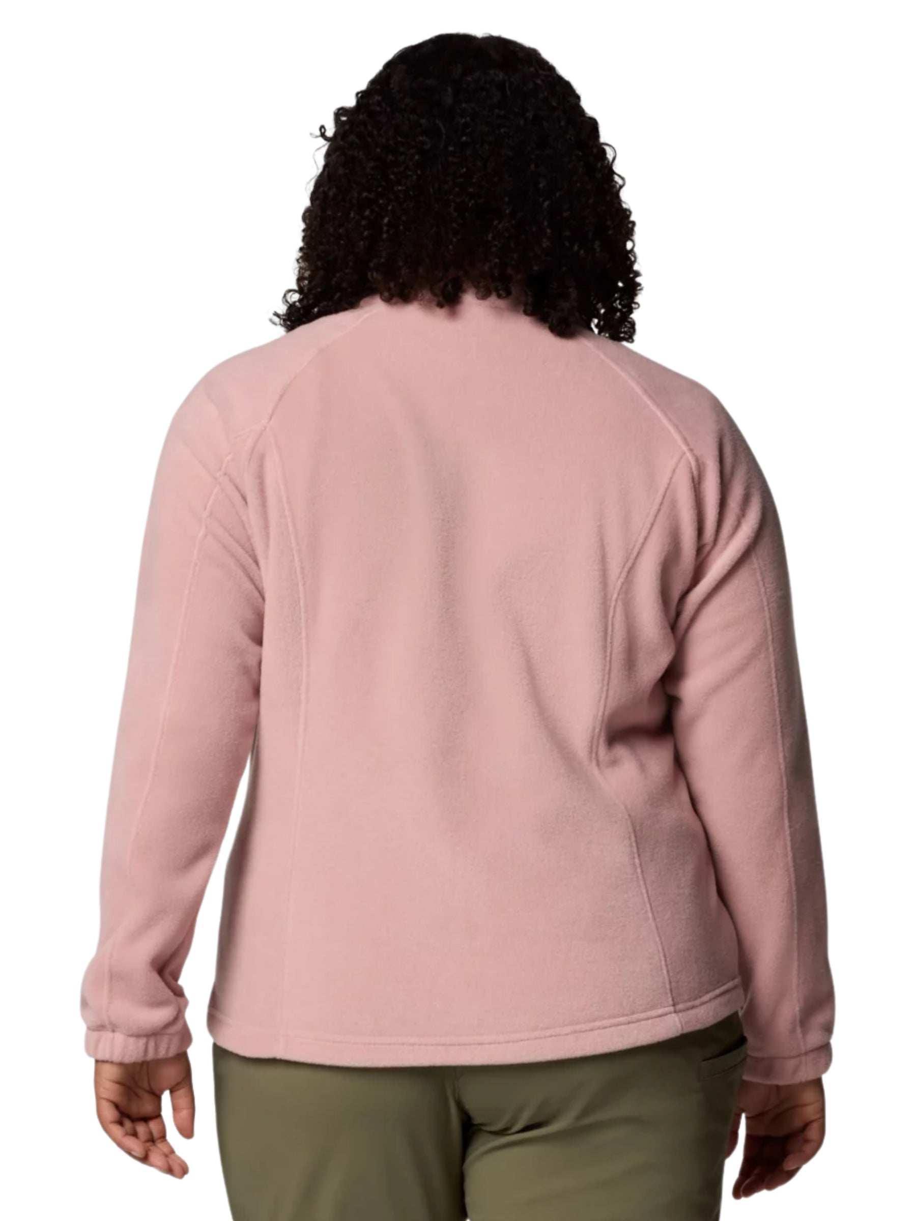 Plus Size Benton Springs Full Zip Jacket - Eraser Pink