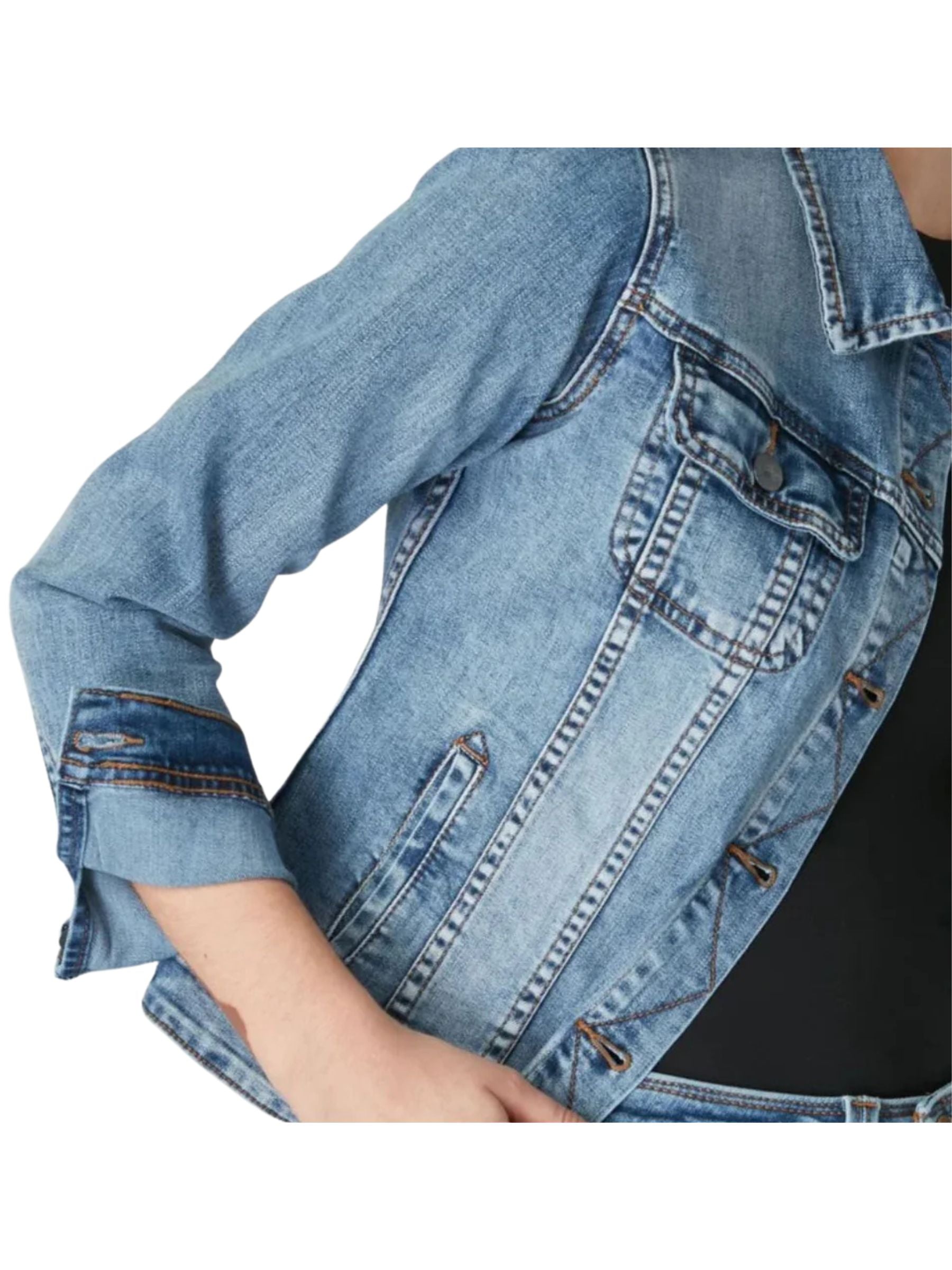 Lola Jeans Plus Size Gabriella Jeans Jacket