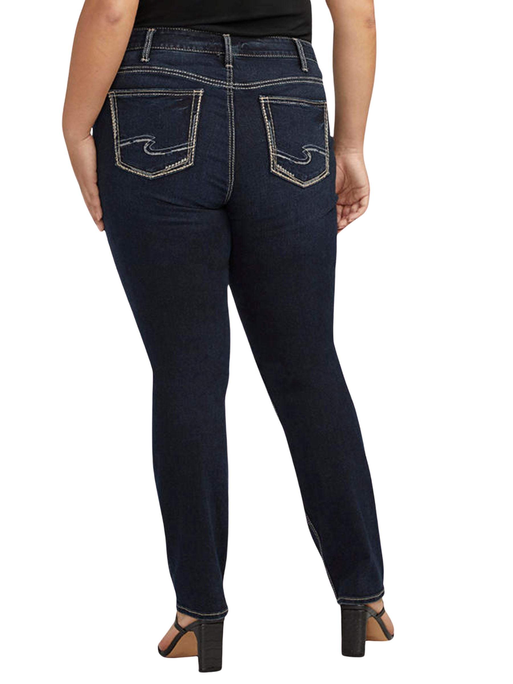 Silver Jeans Elyse Straight Plus Size Jeans