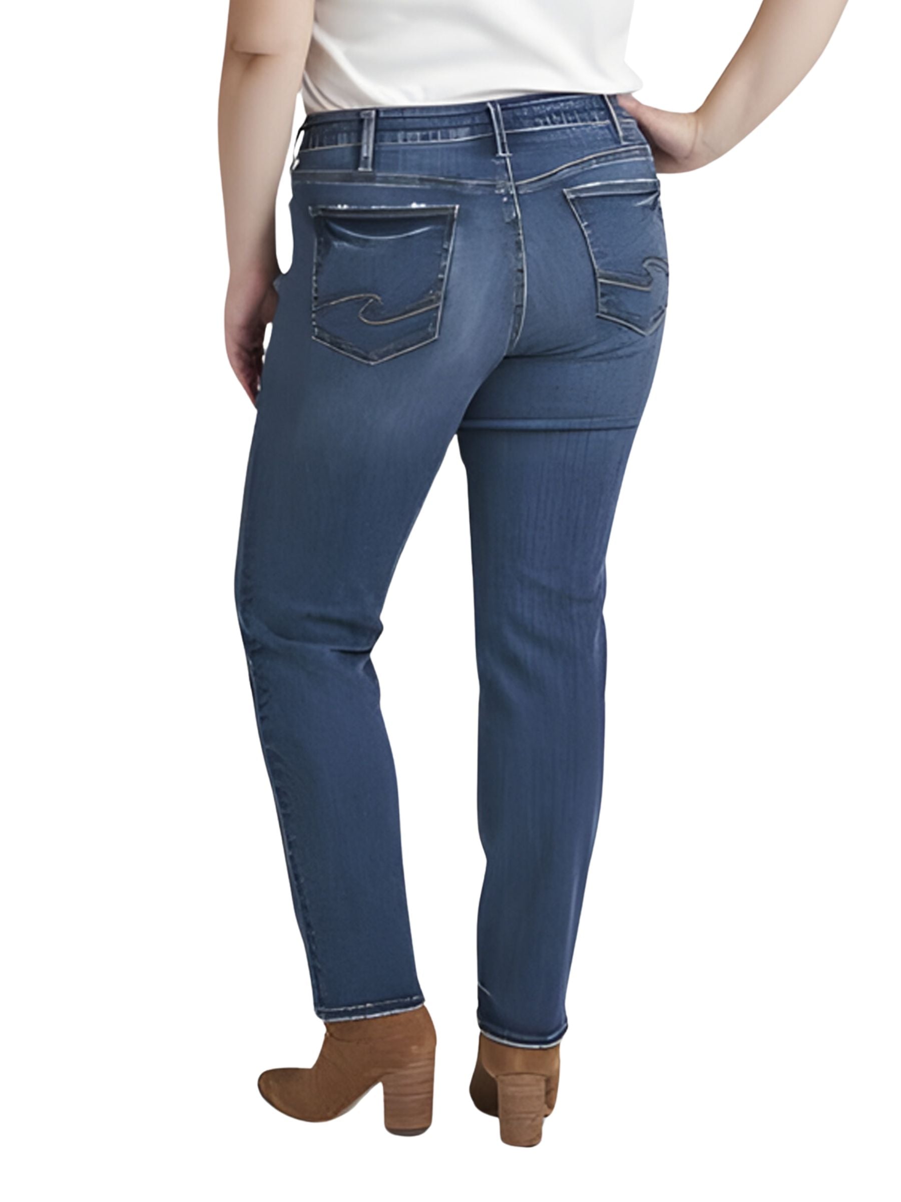 Jeans Suki Straight Taille Plus de Silver Jeans