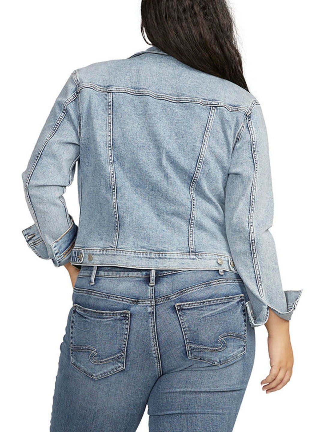 Veste en Jeans Ajustée Taille Plus de Silver Jeans