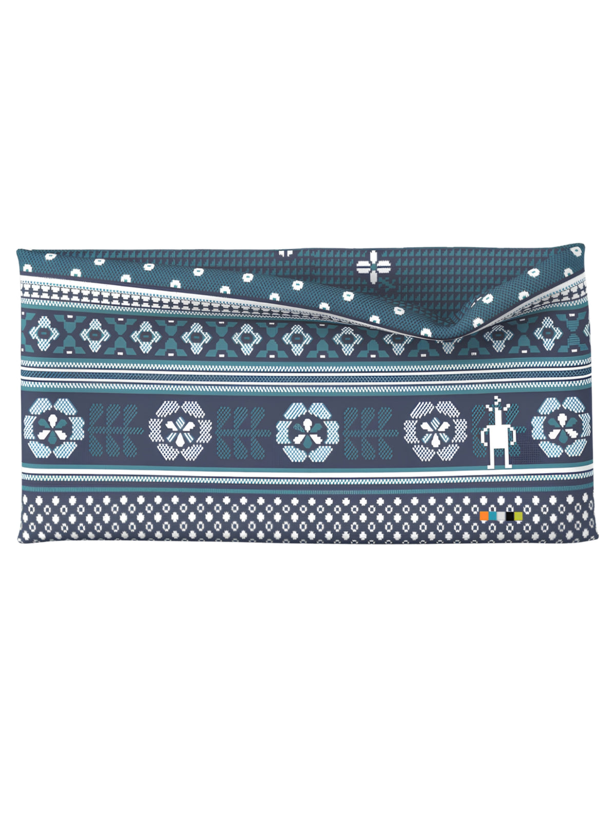 Reversible Merino Wool Headband - Nightfall Fair Isle Fun