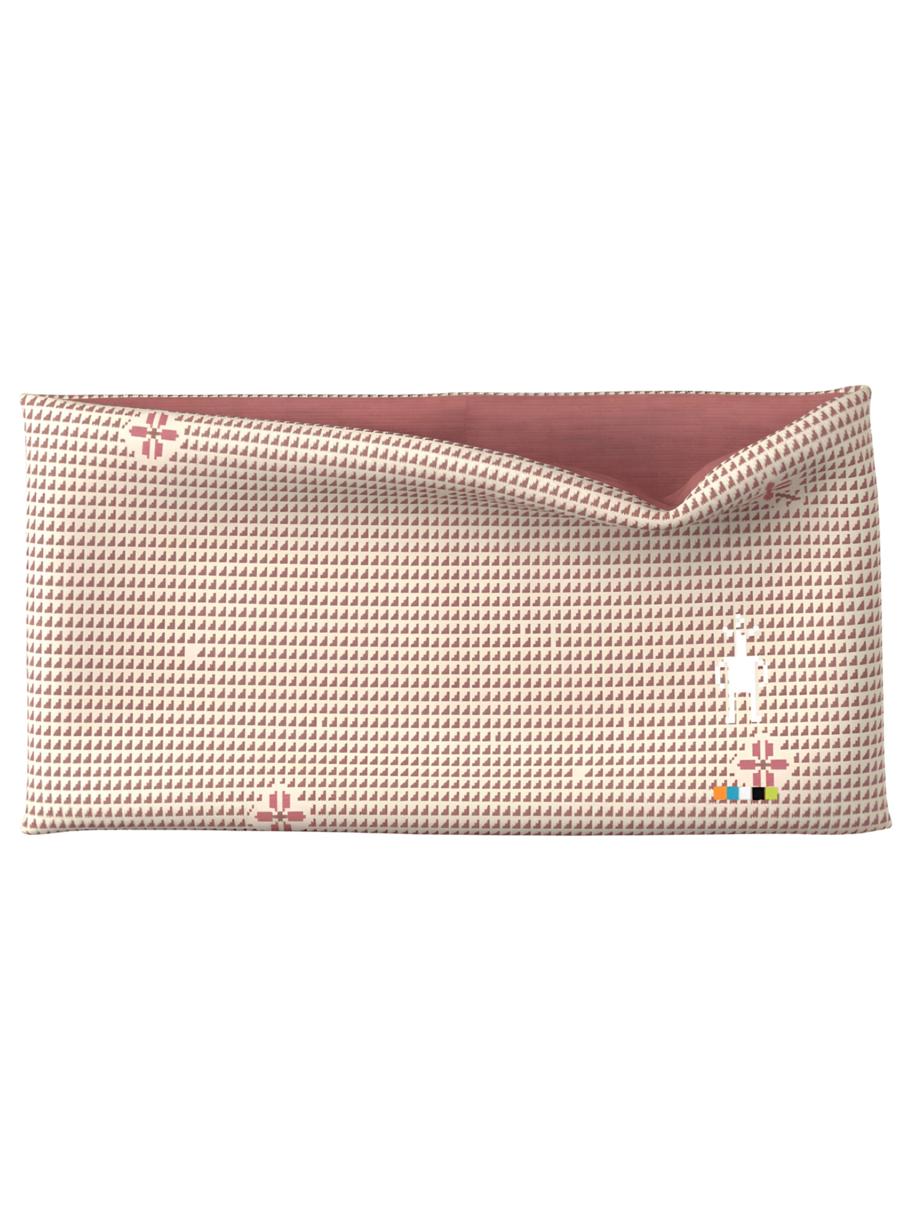 Reversible Merino Wool Headband - Mocha Mini Meadow