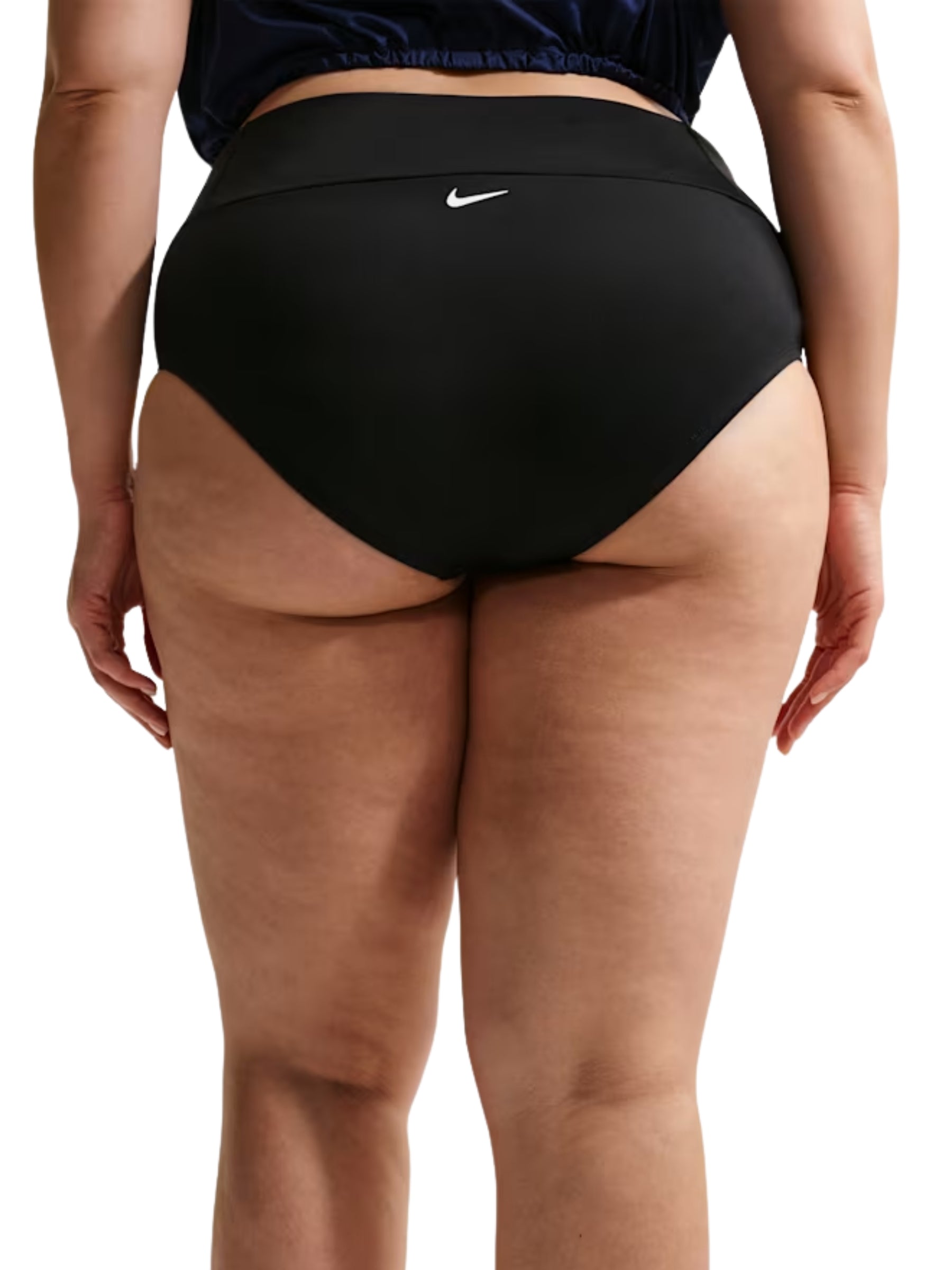 Bas de Maillot Taille Haute Essential EXT Taille Plus - Noir