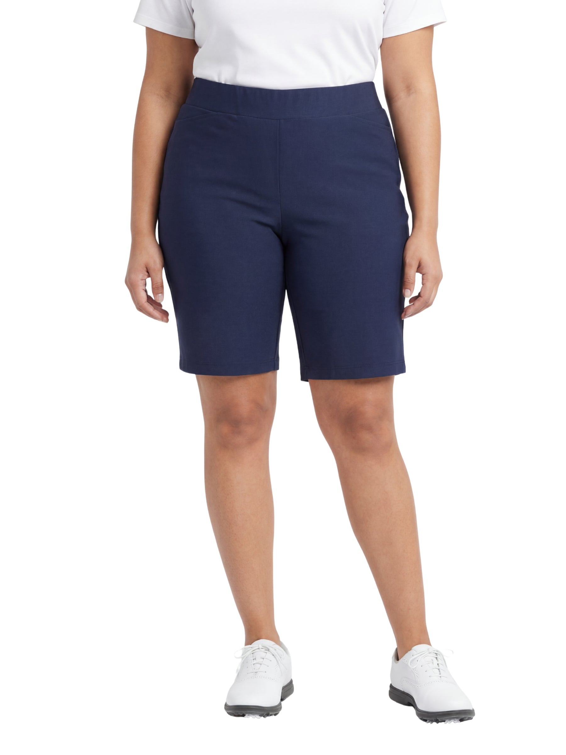 Bermuda de Golf Avery Taille Plus - Marine