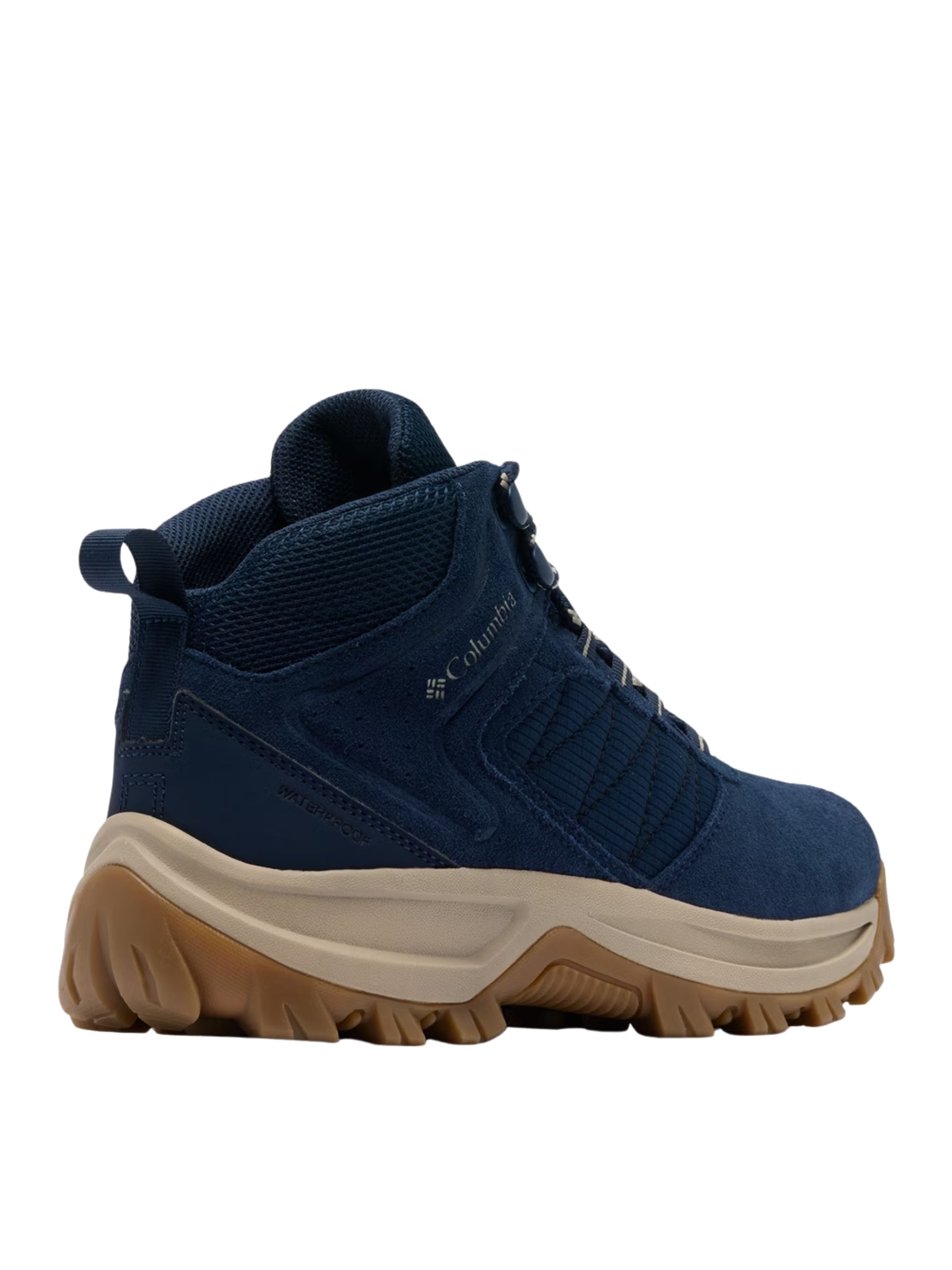 Bottes de Randonnée Transverse en Suède (Pieds Larges) - Collegiate Navy & Canvas Tan