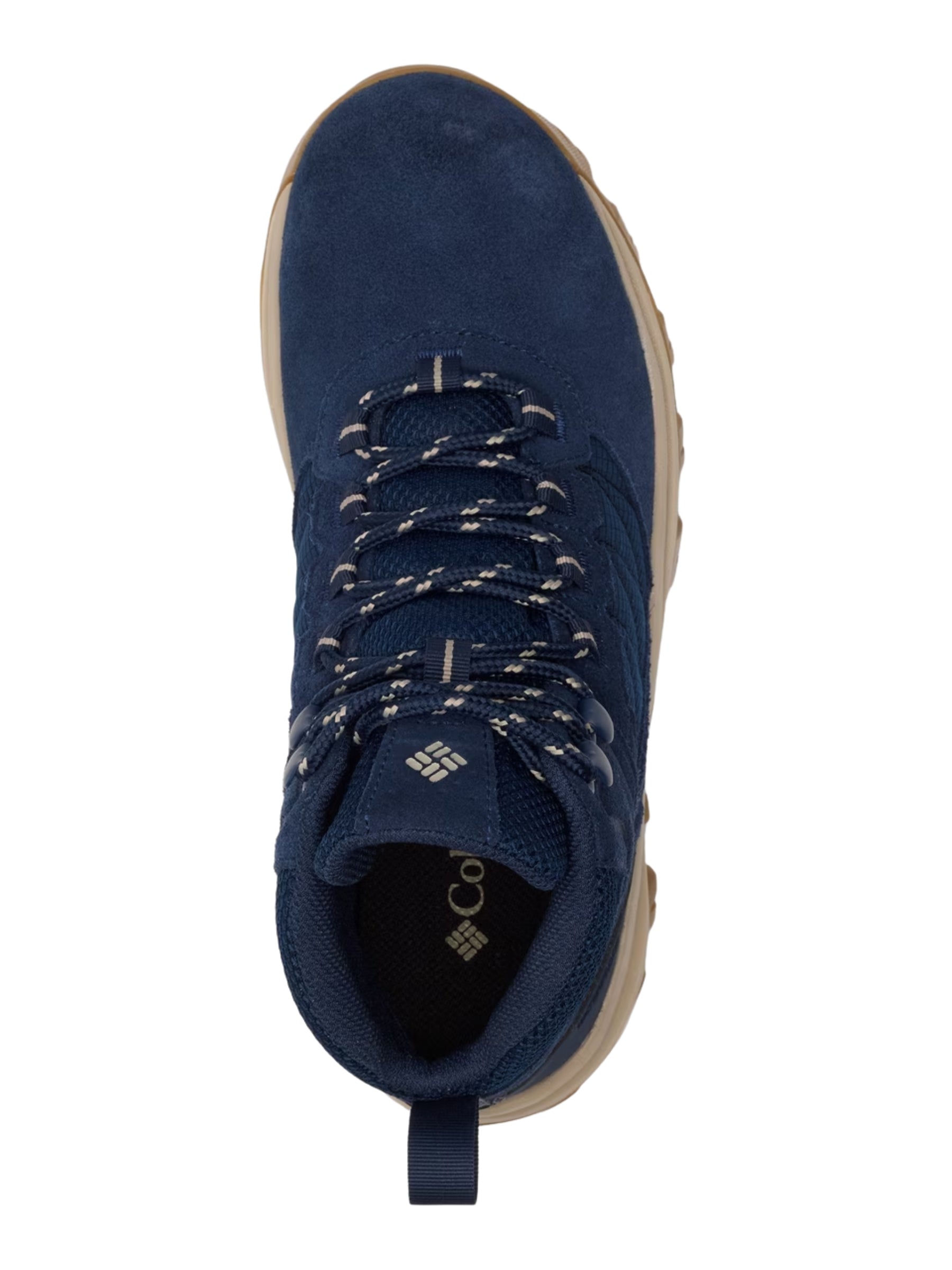 Bottes de Randonnée Transverse en Suède (Pieds Larges) - Collegiate Navy & Canvas Tan