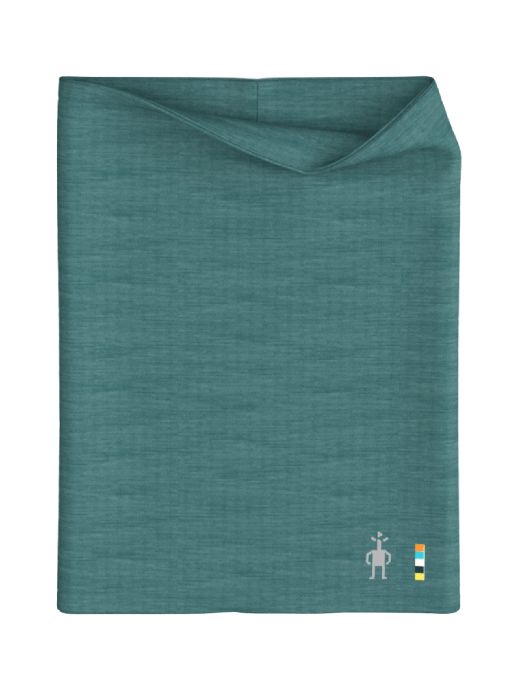 Reversible Thermal Neck Gaiter - Dark Teal Heather