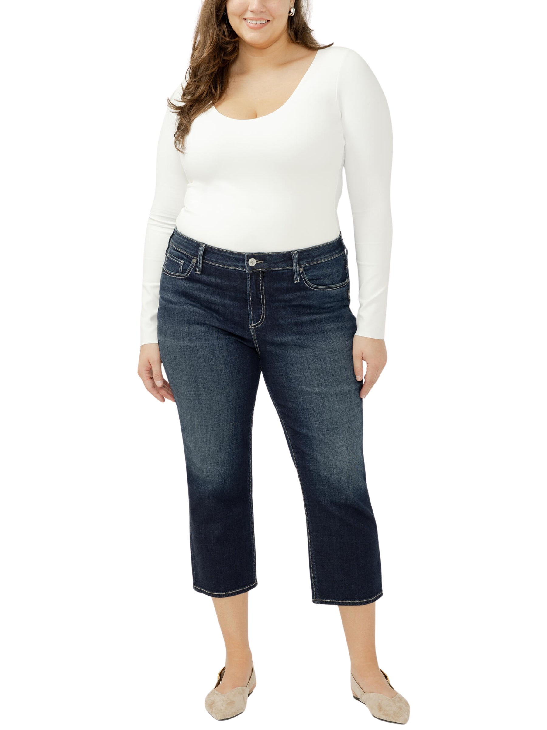 Capri Elyse Luxe Stretch Taille Plus - Bay St.Louis