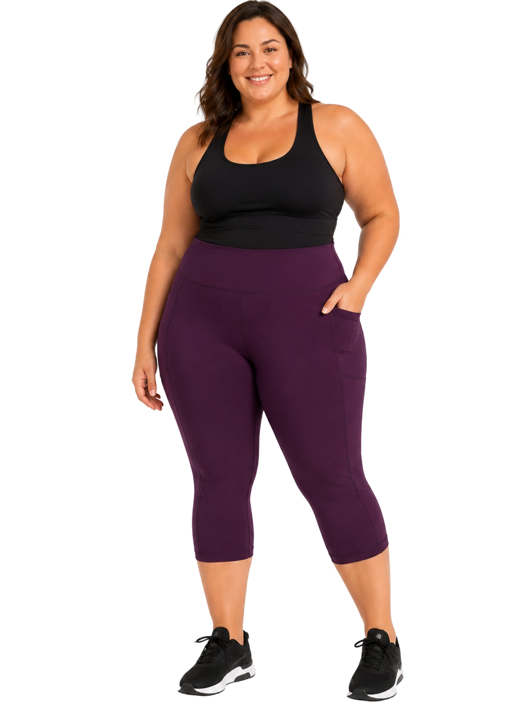 Capri Revolution Plus Size - Aubergine