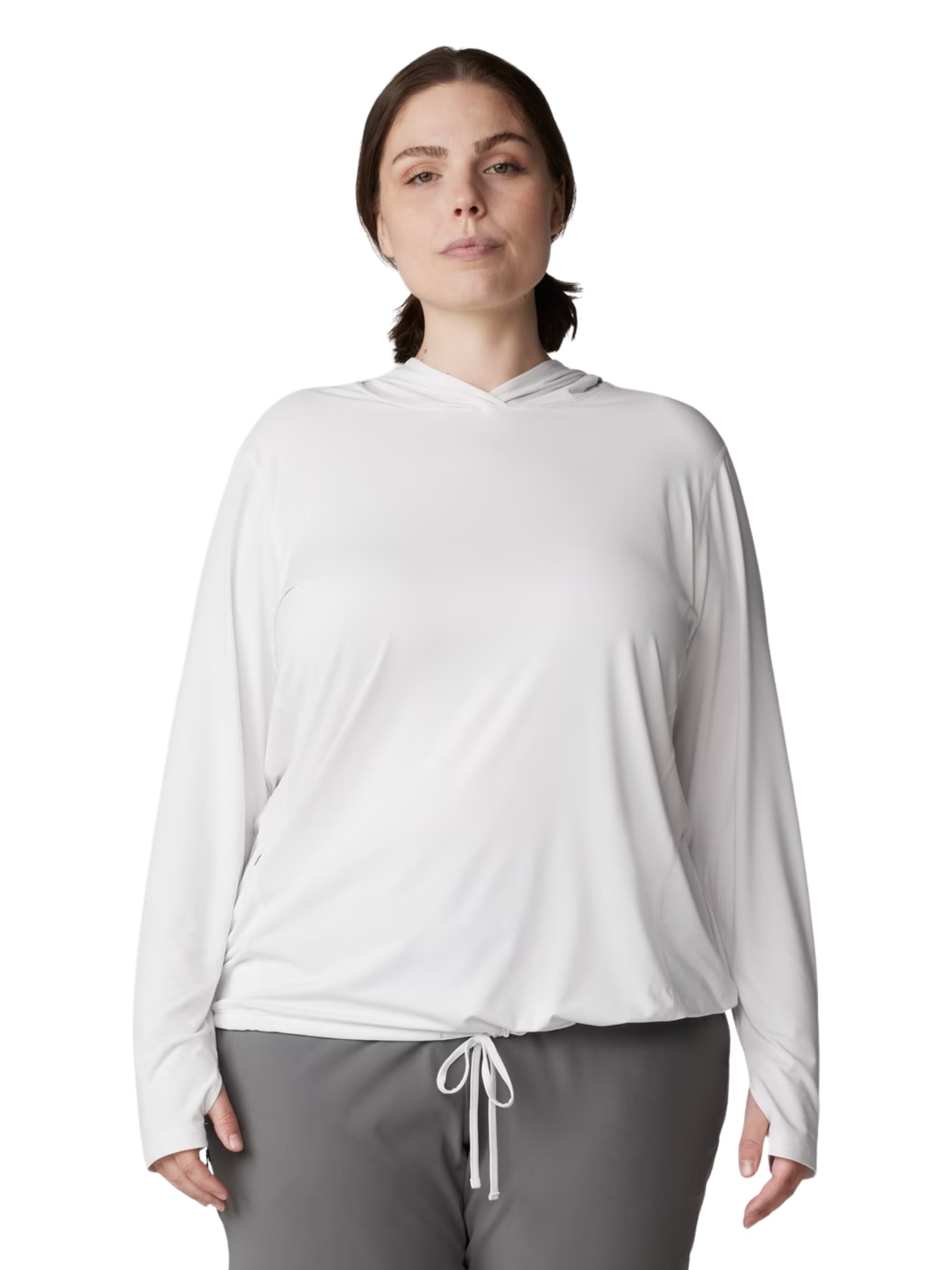 Crater Lake Plus Size Hoodie - Fogbank