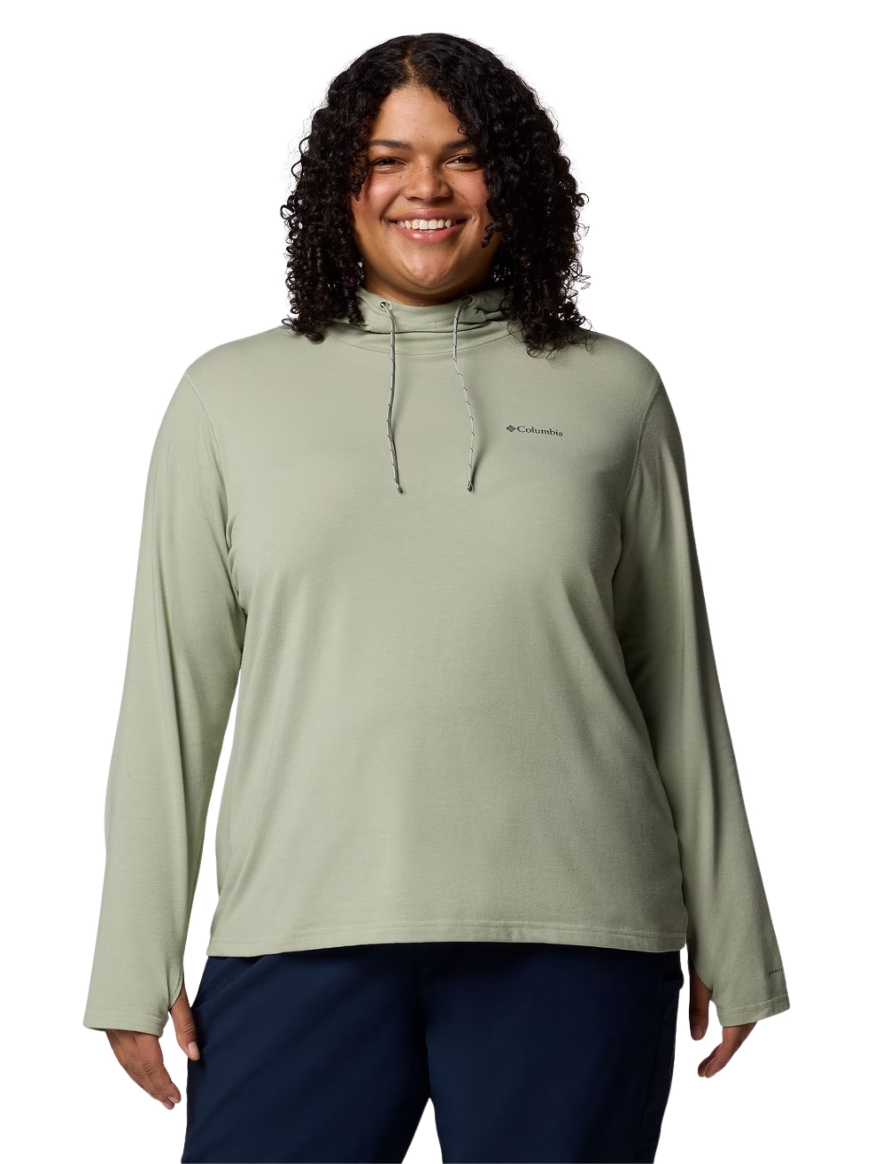 Chandail à Capuchon Sun Trek II Taille Plus - Safari