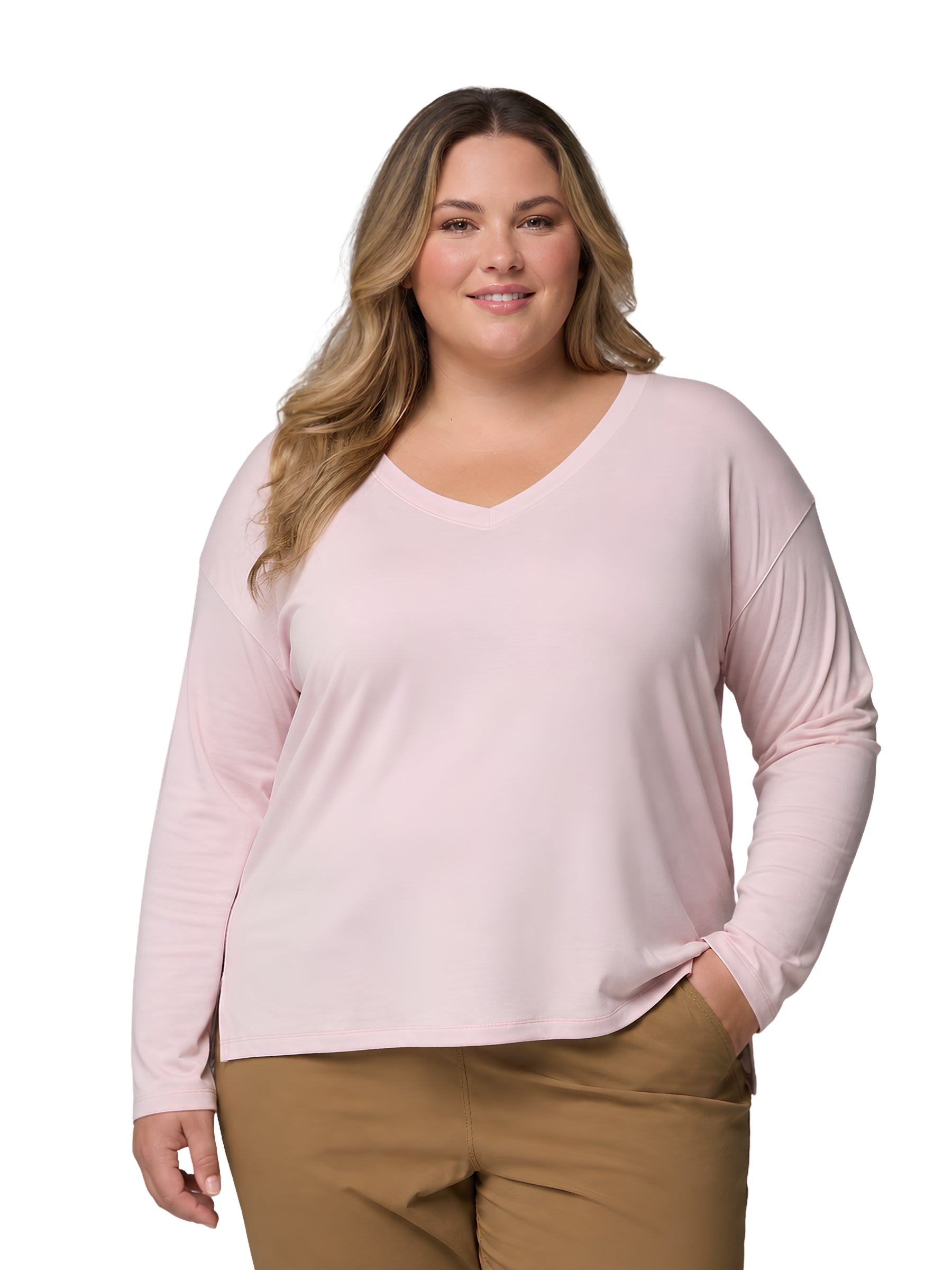 Chandail Daniela Falls Taille Plus - Mineral Pink