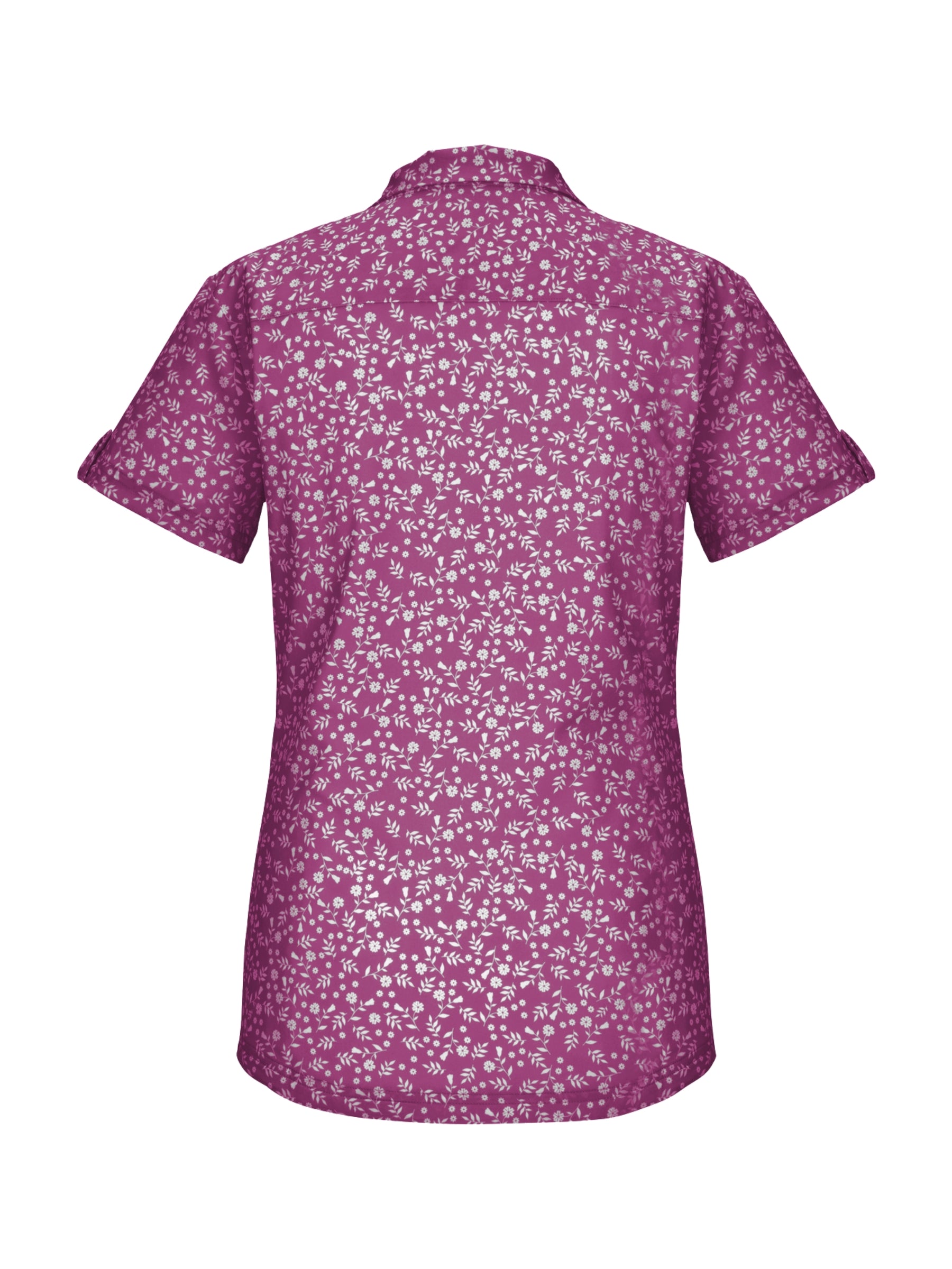 KOS 86 Plus Size Short Sleeve Shirt - Magenta