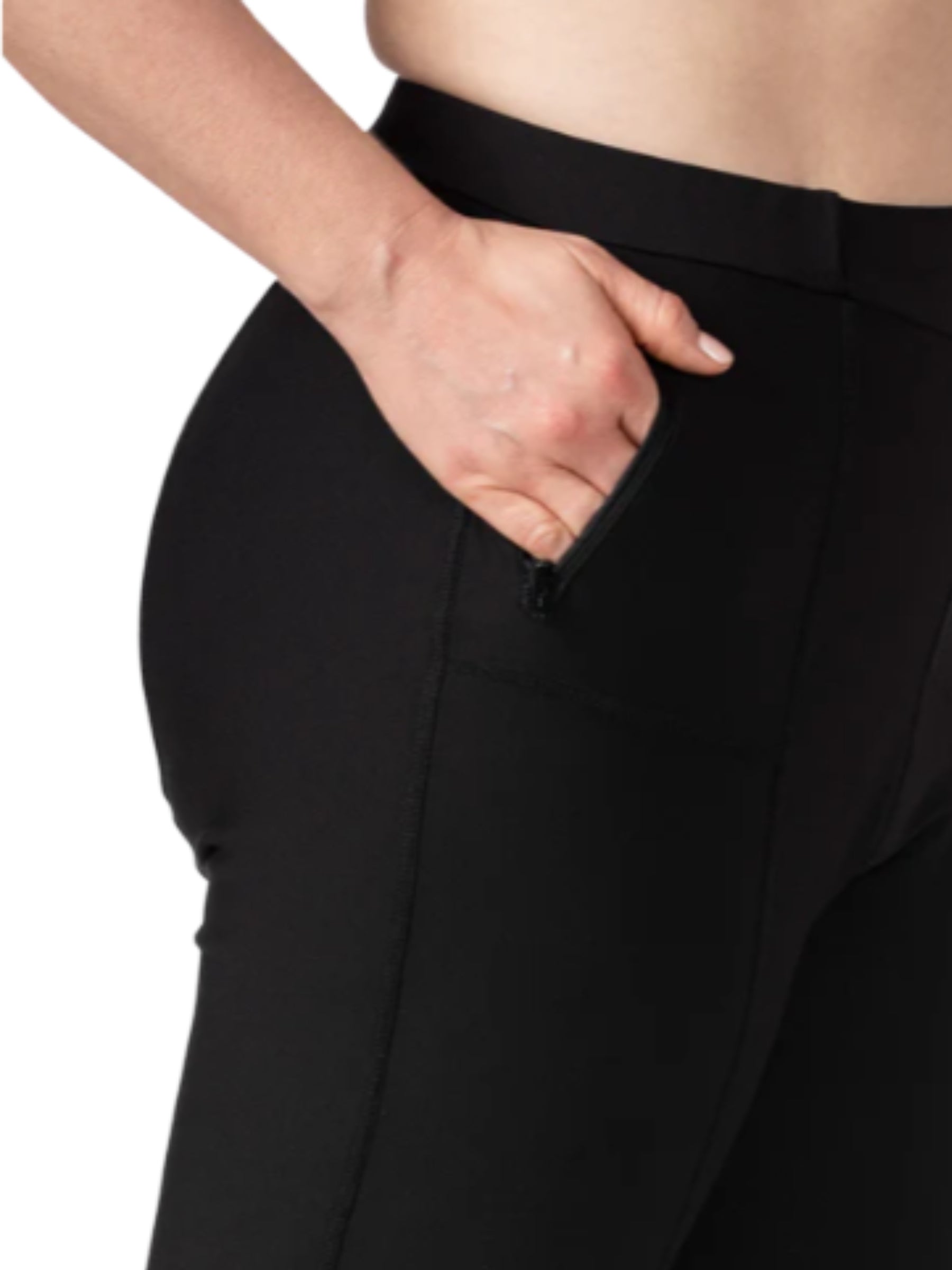 Capri de Vélo Knicker Taille Plus - Noir