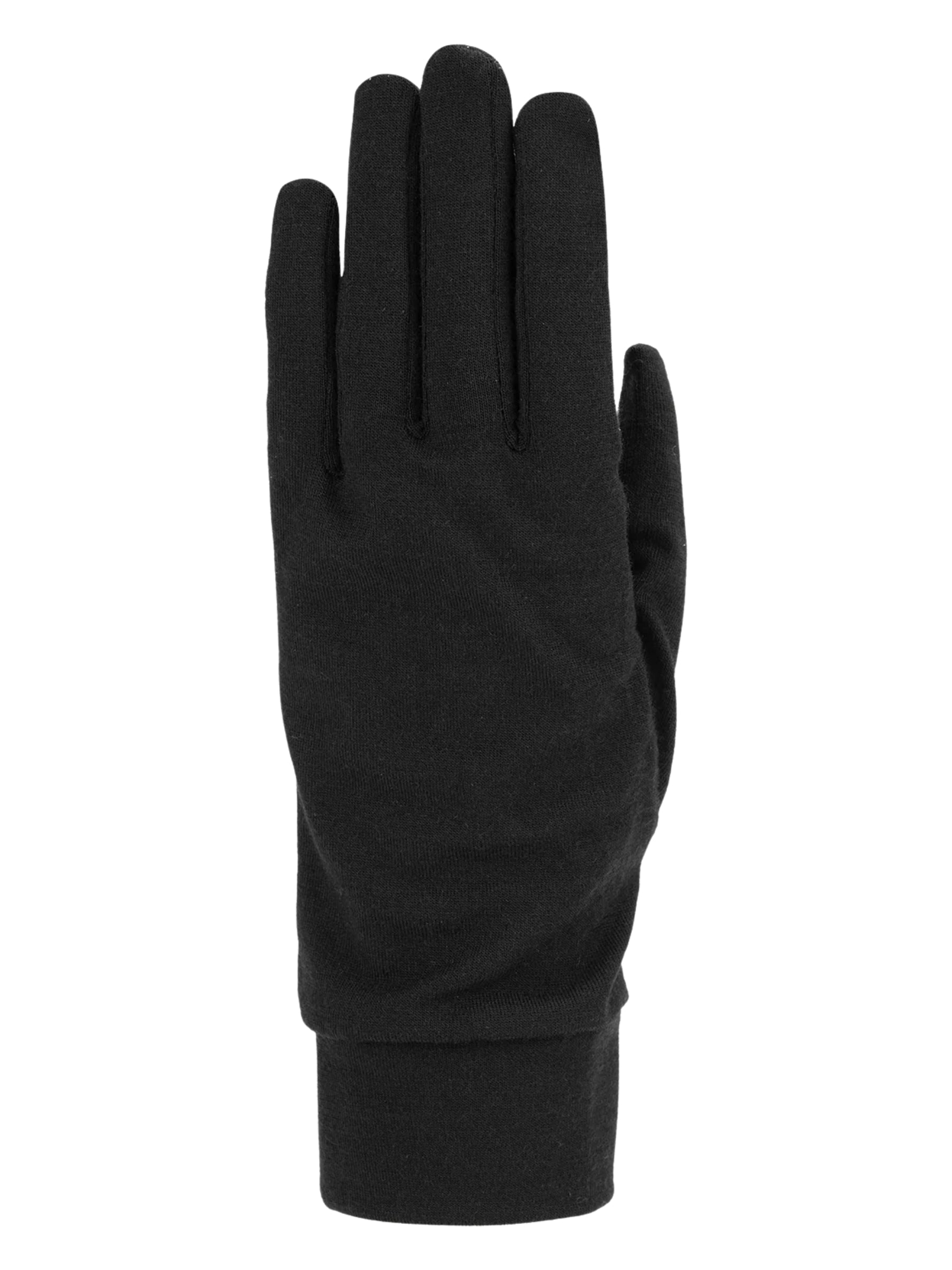 Doublure de Gants en Laine de Mérinos - Noir
