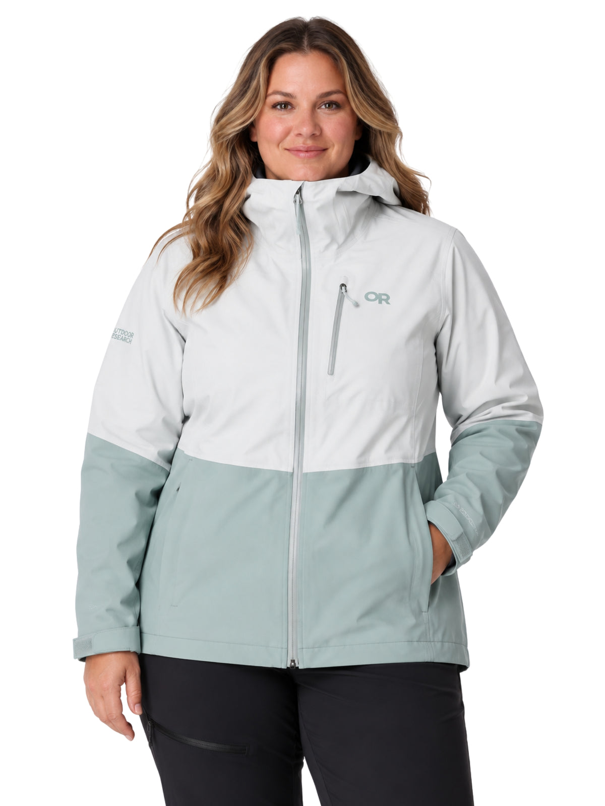 Imperméable Aspire 3L Taille Plus - Pale Lichen Thyme