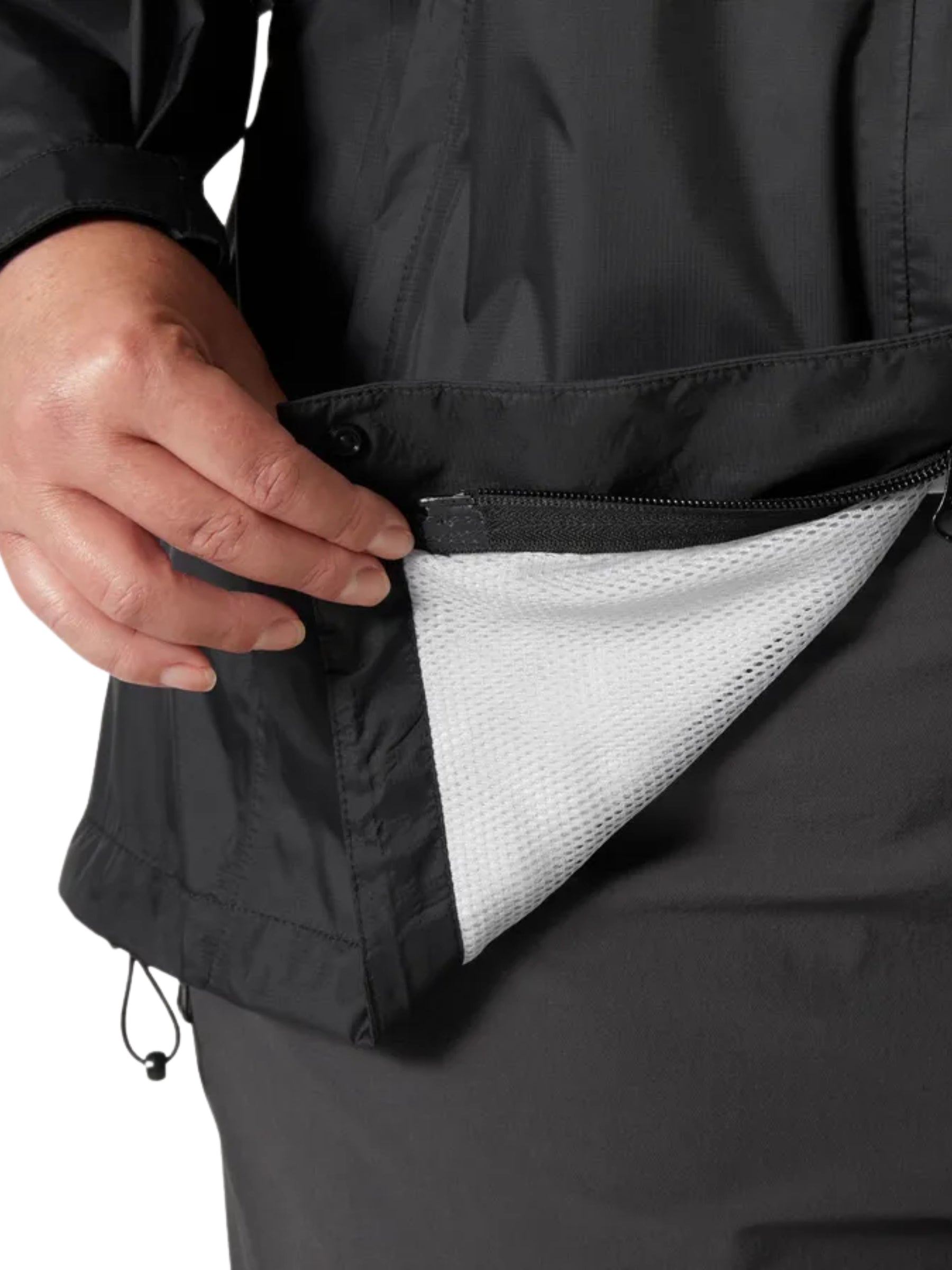 Loke 2.0 Plus Size Waterproof Jacket - Black