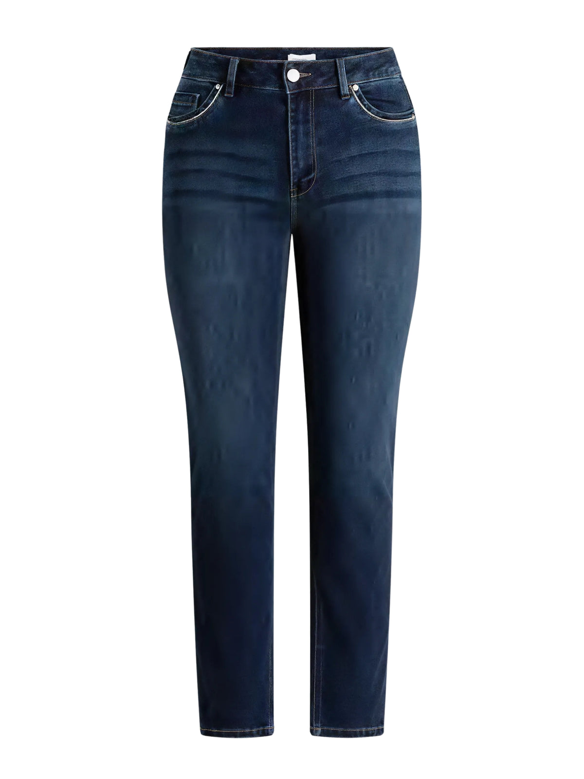 Jean Vianna Plus Size Slim Fit - Dark Blue Denim