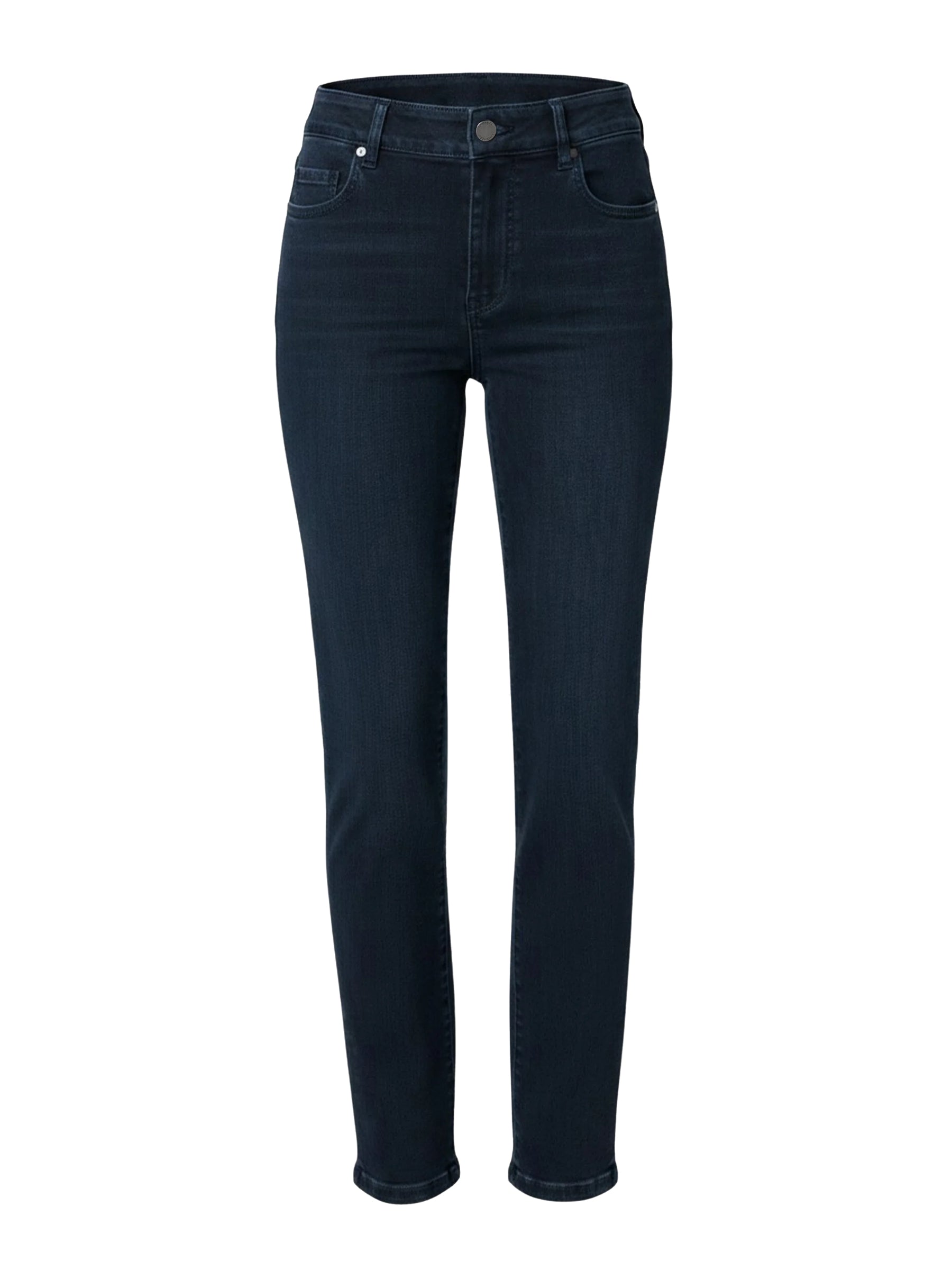 Jeans à enfiler Gia Glider Jambe Étroite Taille Plus - Raven Wing