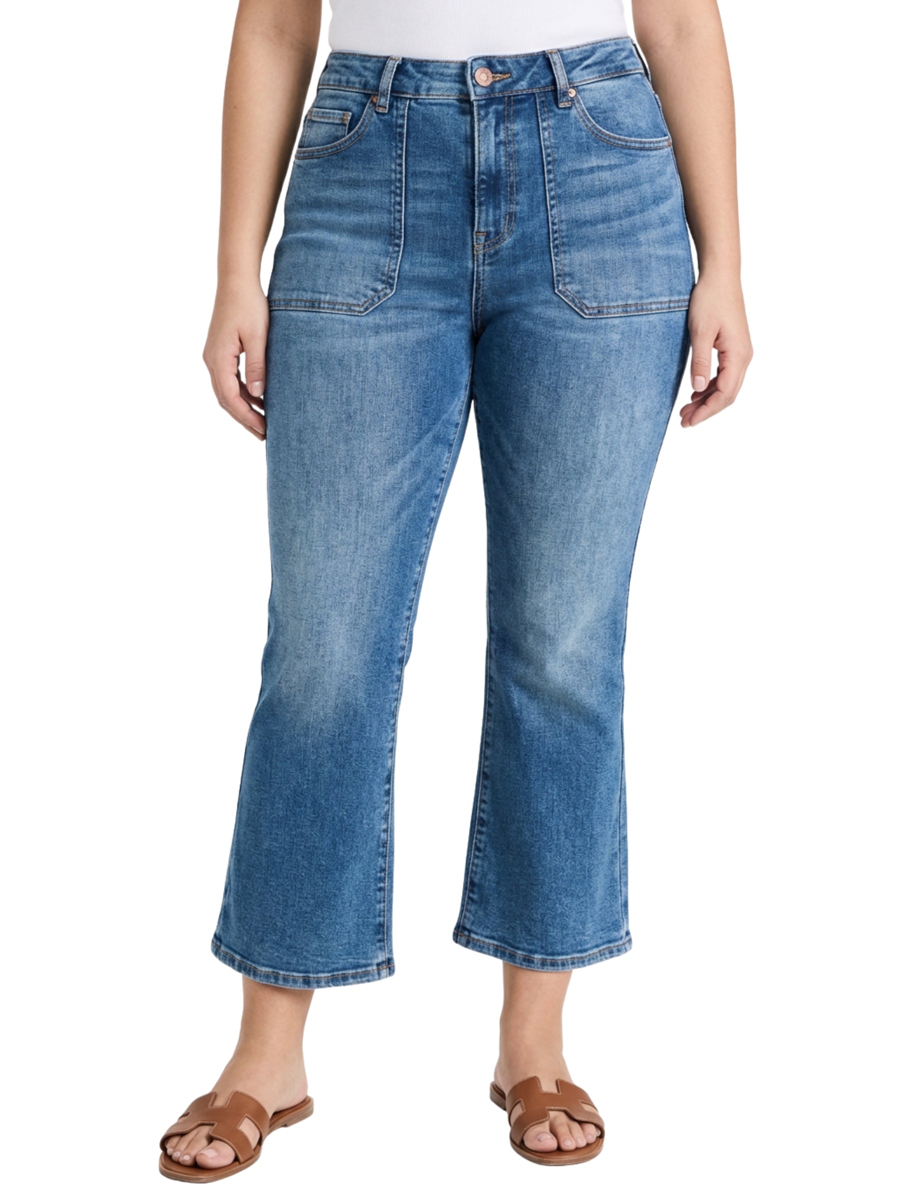 Jeans Bootcut Billie Taille Plus - Indigo Muse