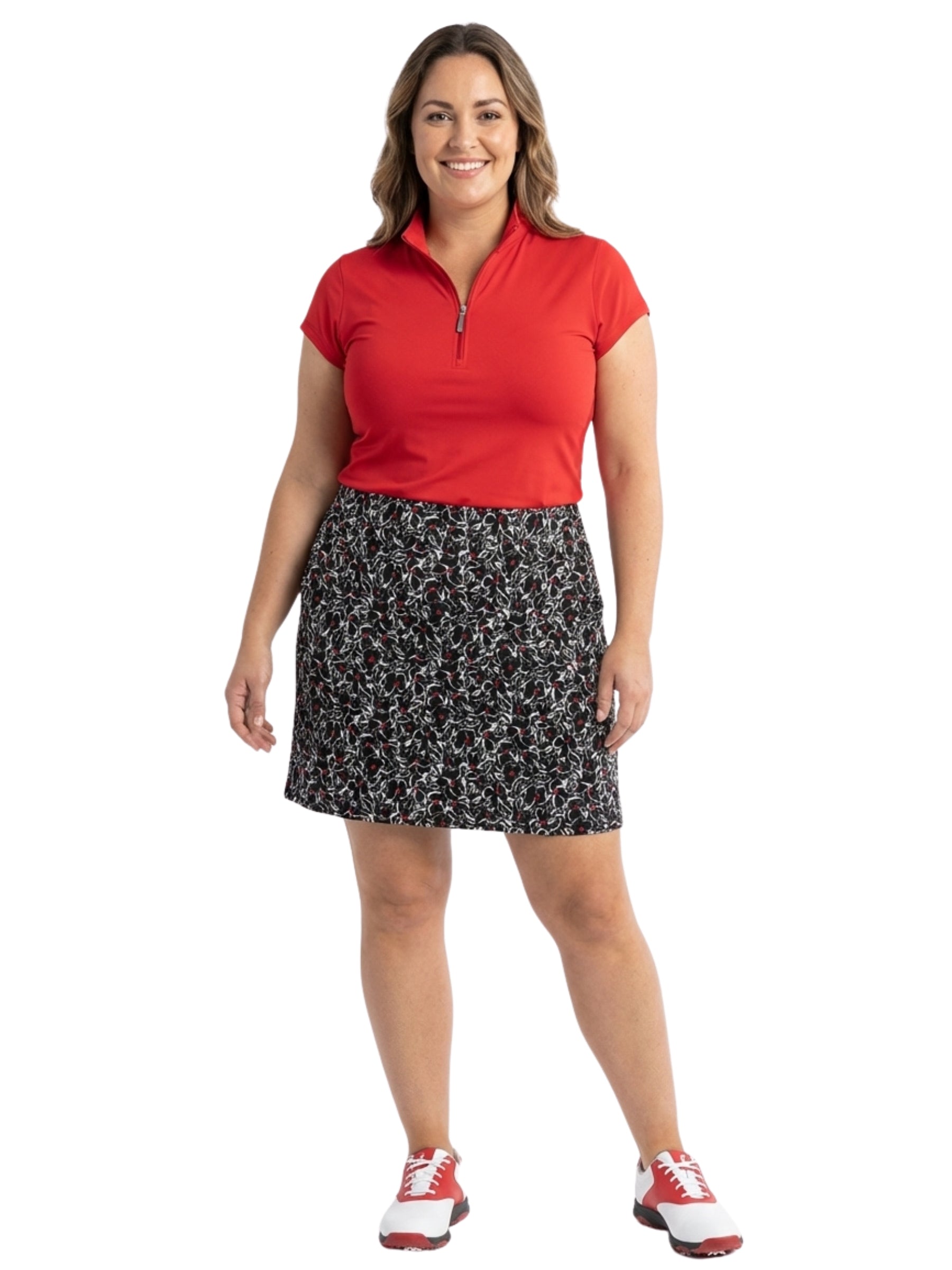 Jupe-Culotte De Golf Emily Taille Plus - Flora