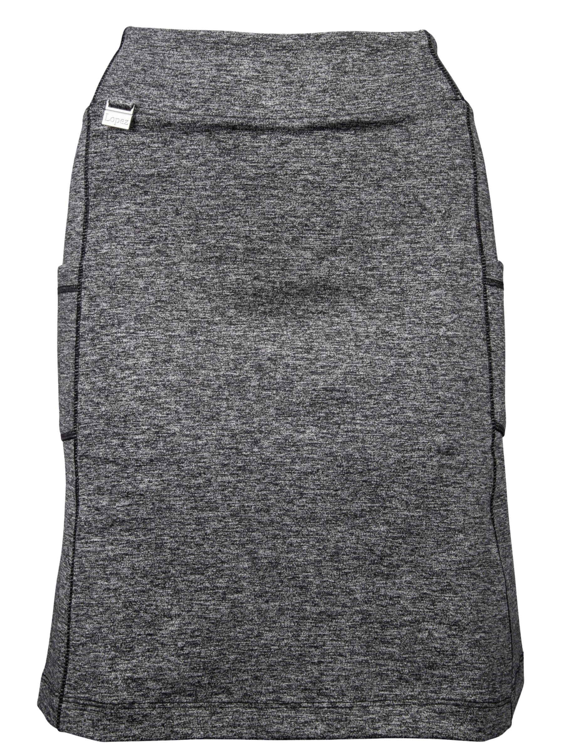 Jupe-Culotte de Golf Pro Taille Plus - Black Heather