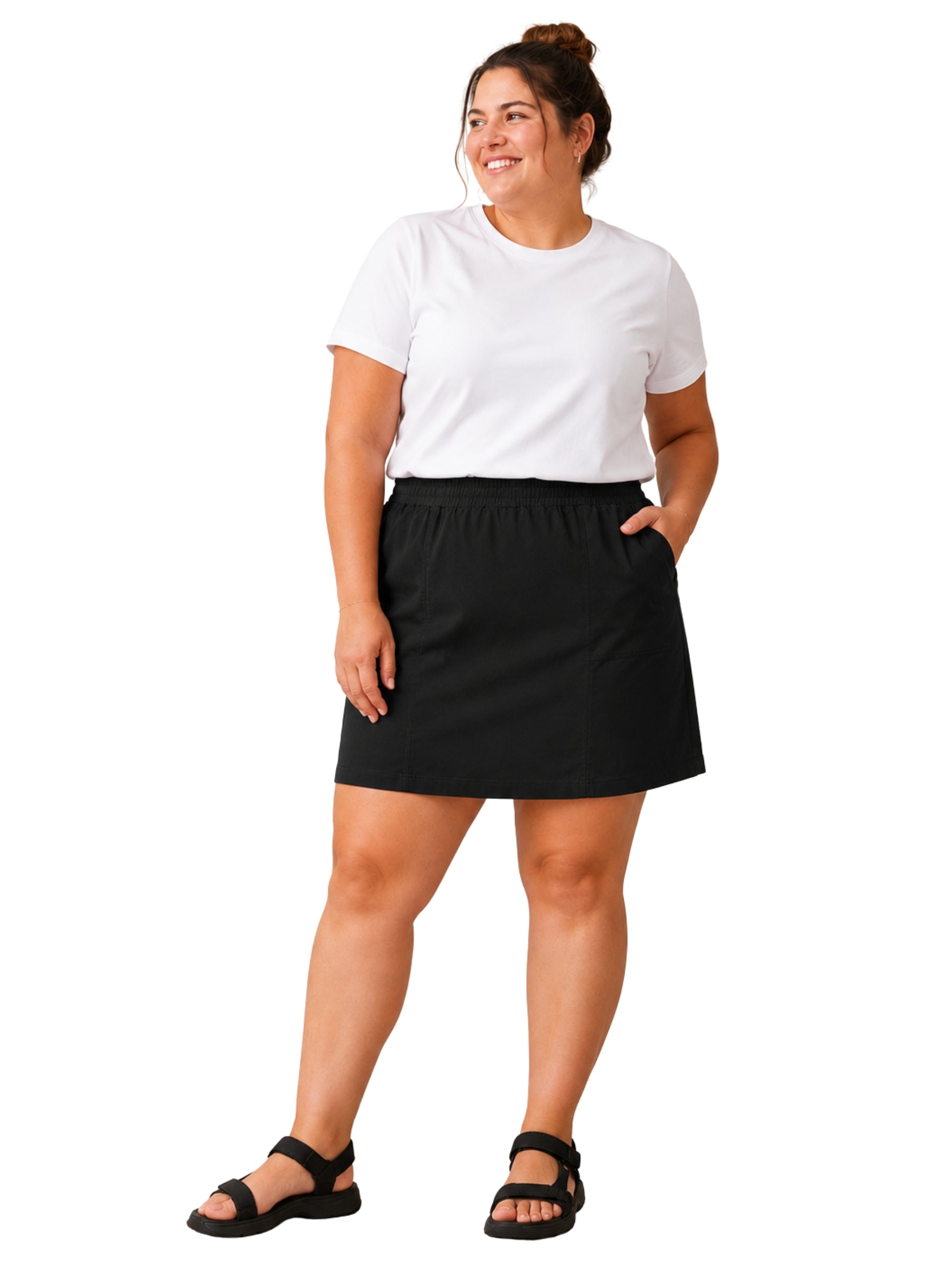 Plus Size Lapis Skort from Sportive Plus
