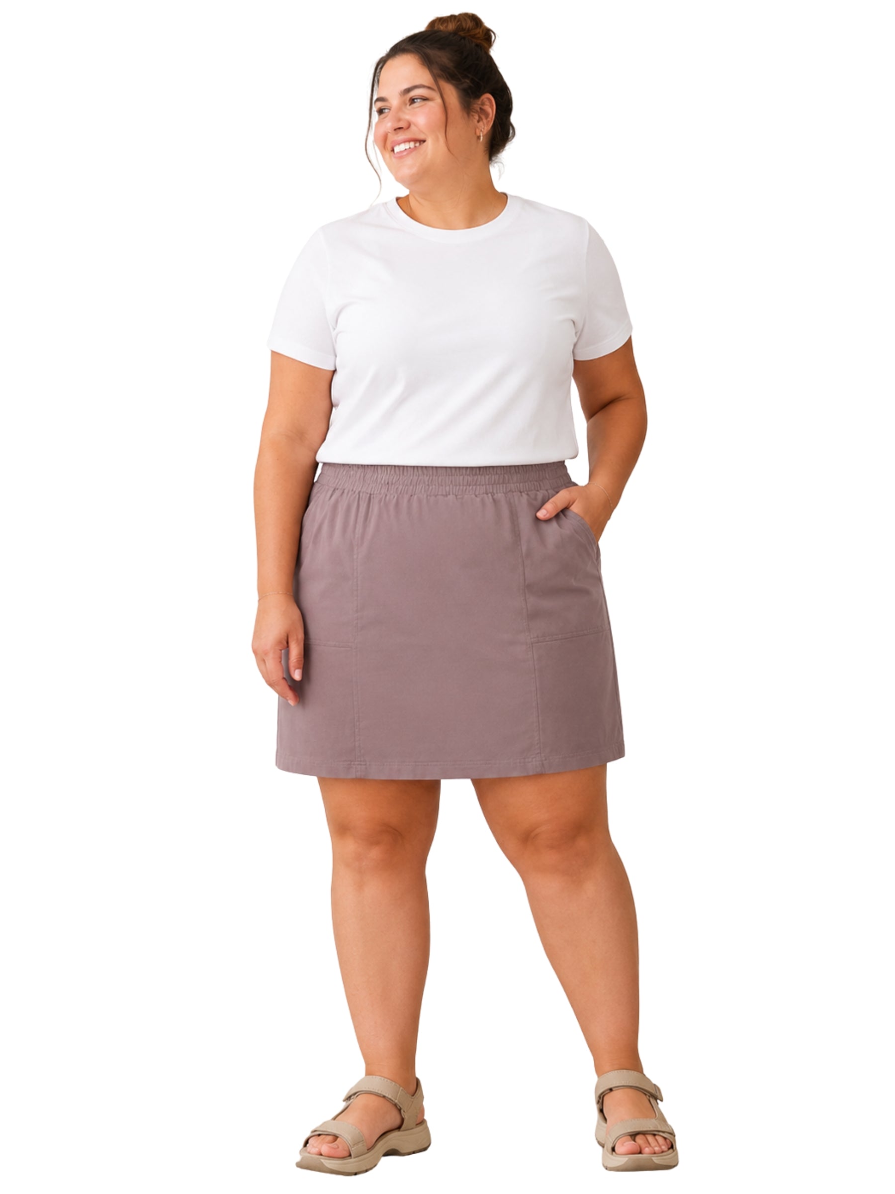 Plus Size Lapis Skort from Sportive Plus
