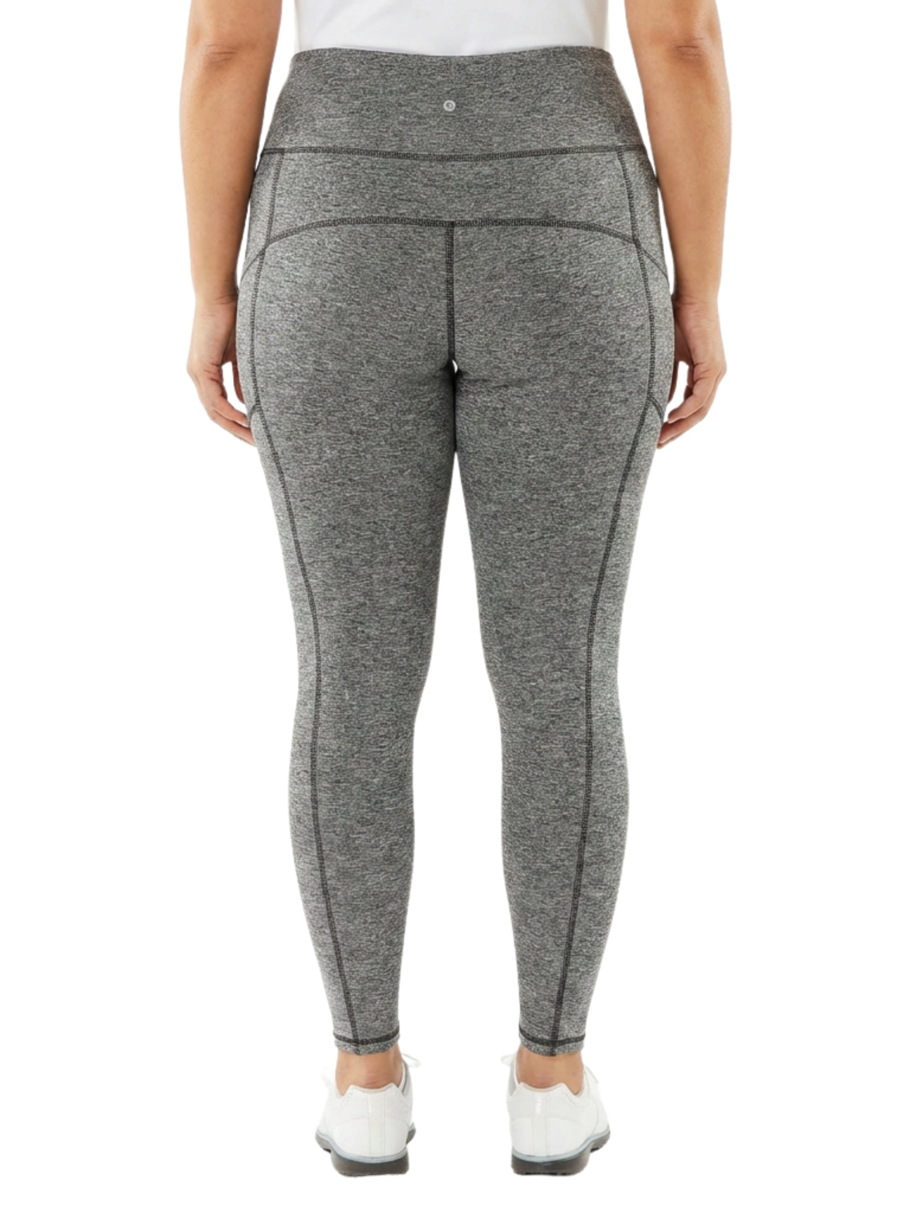 Legging Power Taille Plus - Black Heather
