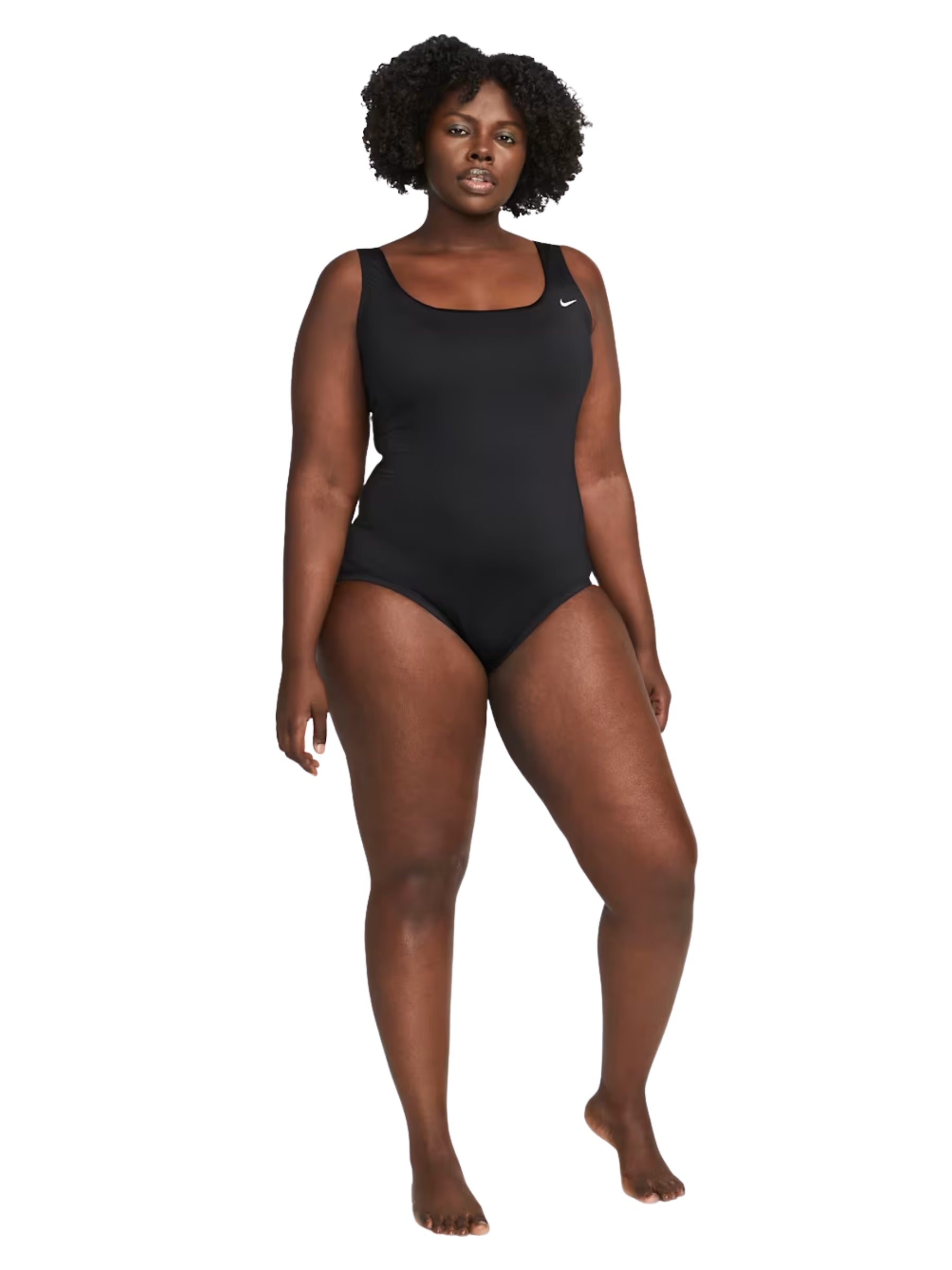 Maillot de Bain Essential Taille Plus - Noir