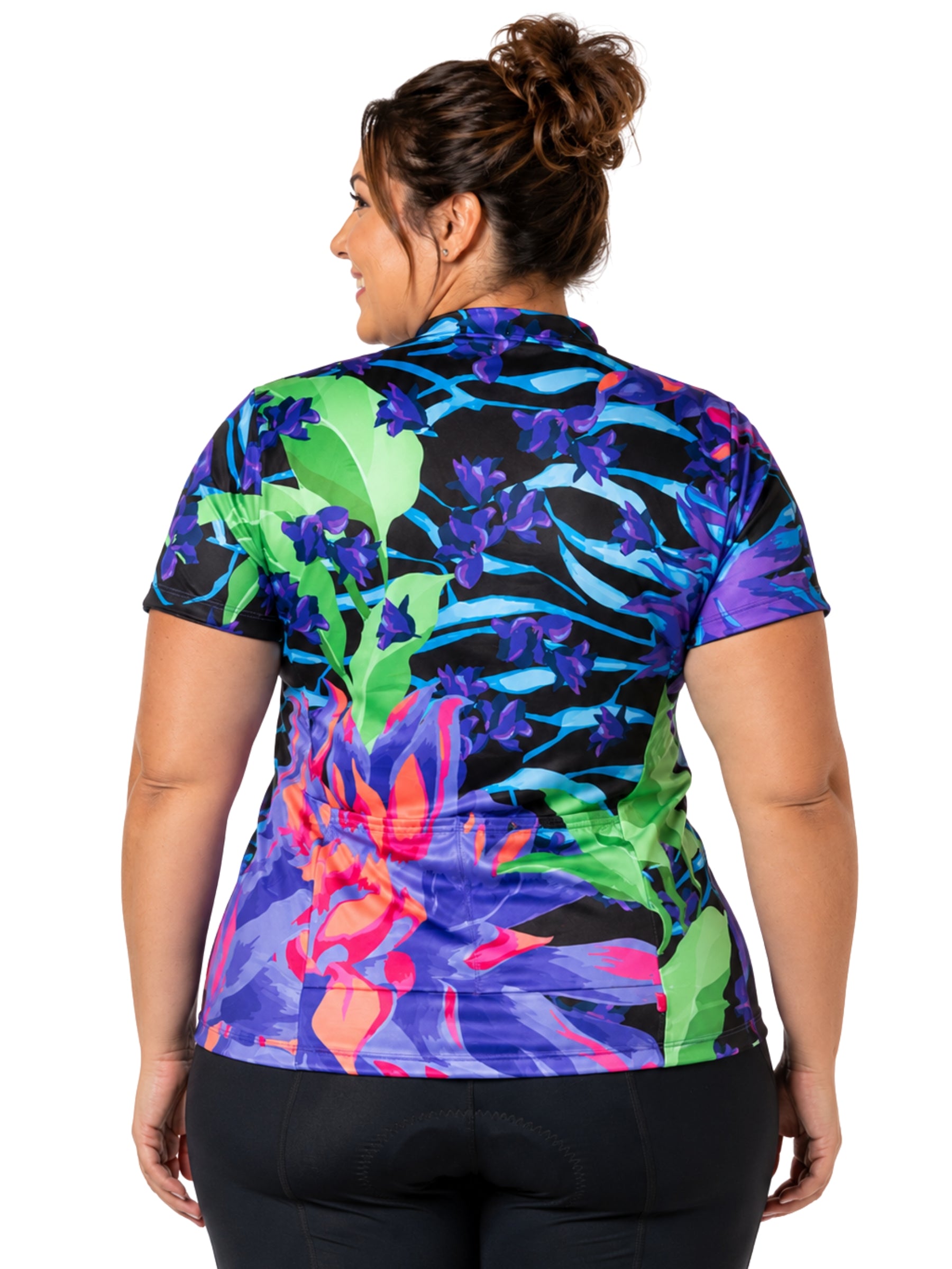 Maillot de Vélo Manches Courtes Breakaway Mesh Taille Plus - Rio