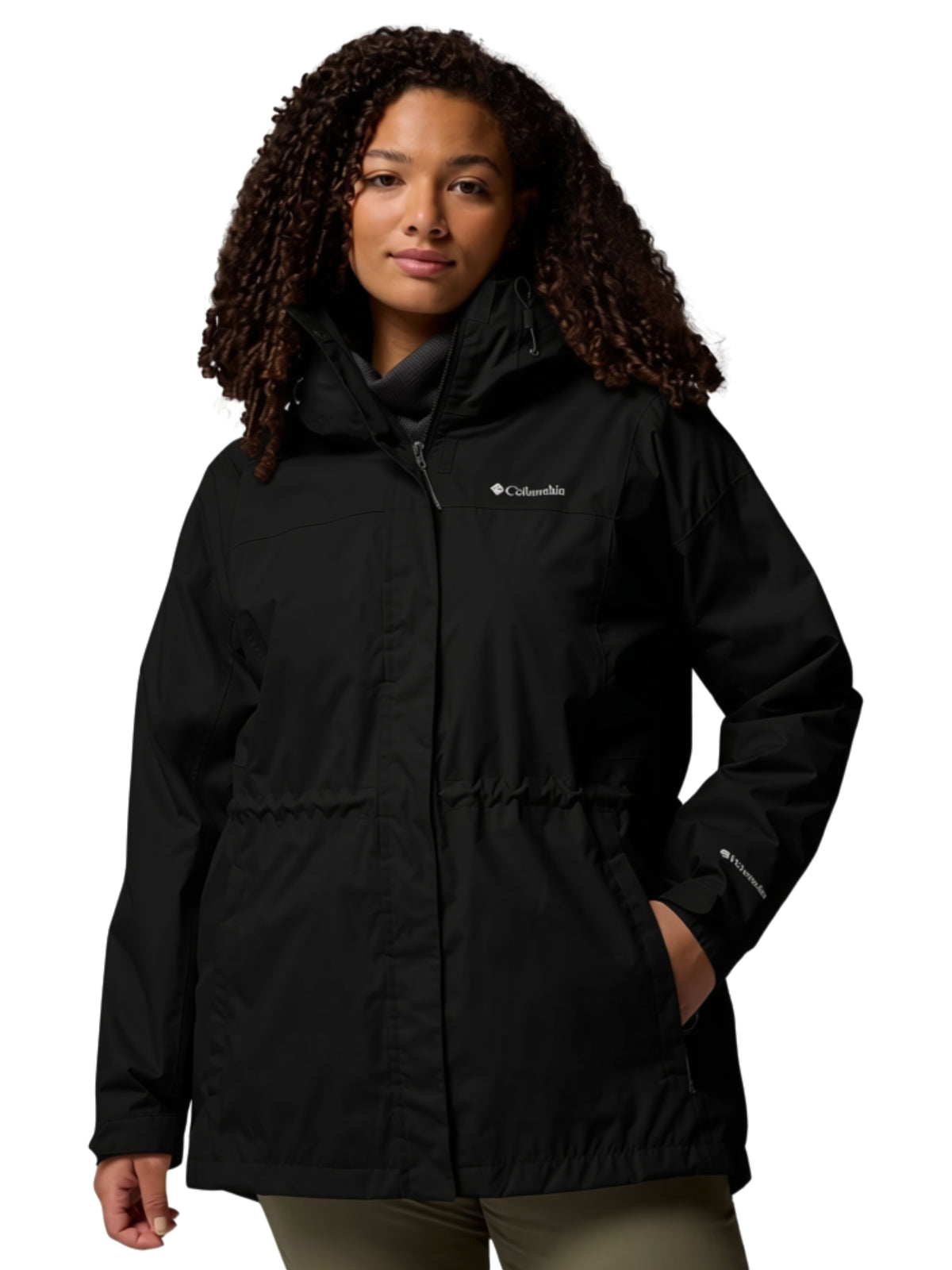Hikebound II Plus Size Hooded Jacket - Black