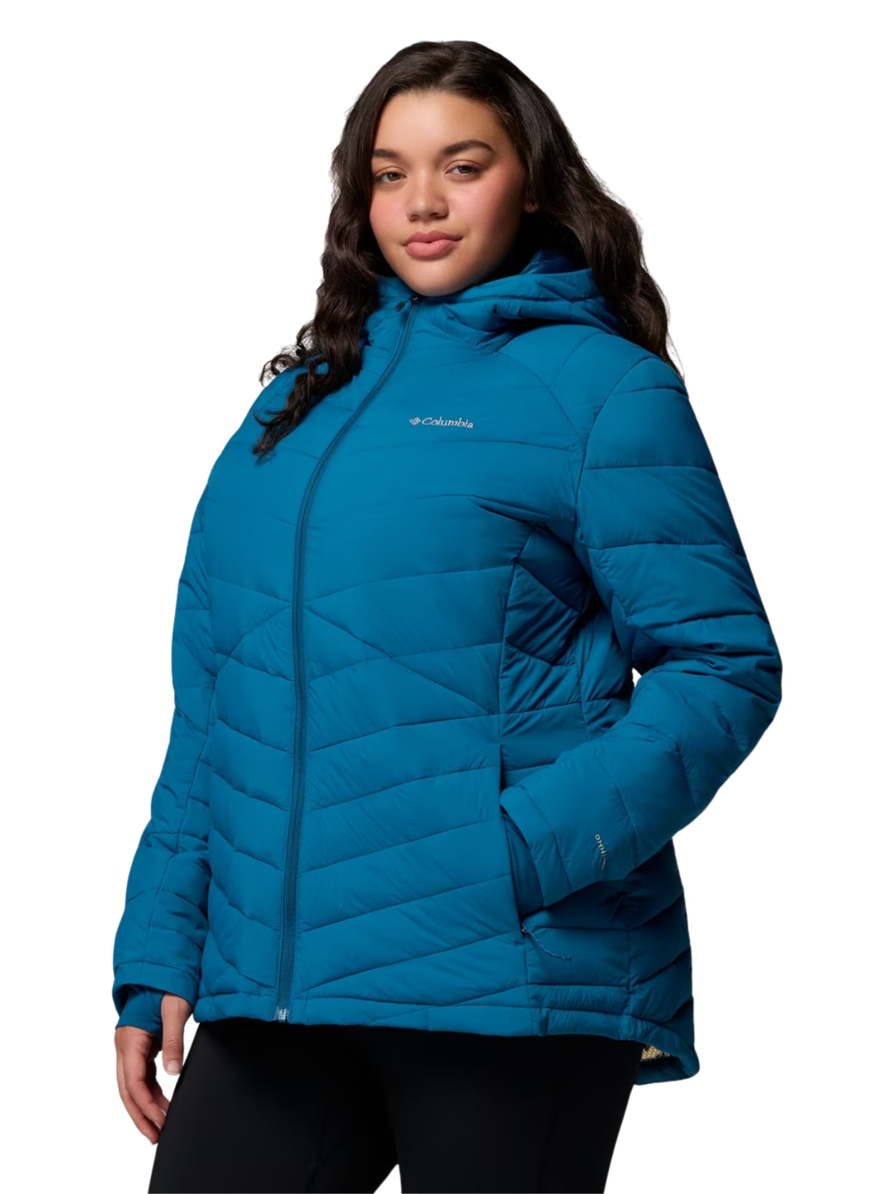 Manteau à Capuchon Joy Peak II Taille Plus - Phoenix Blue