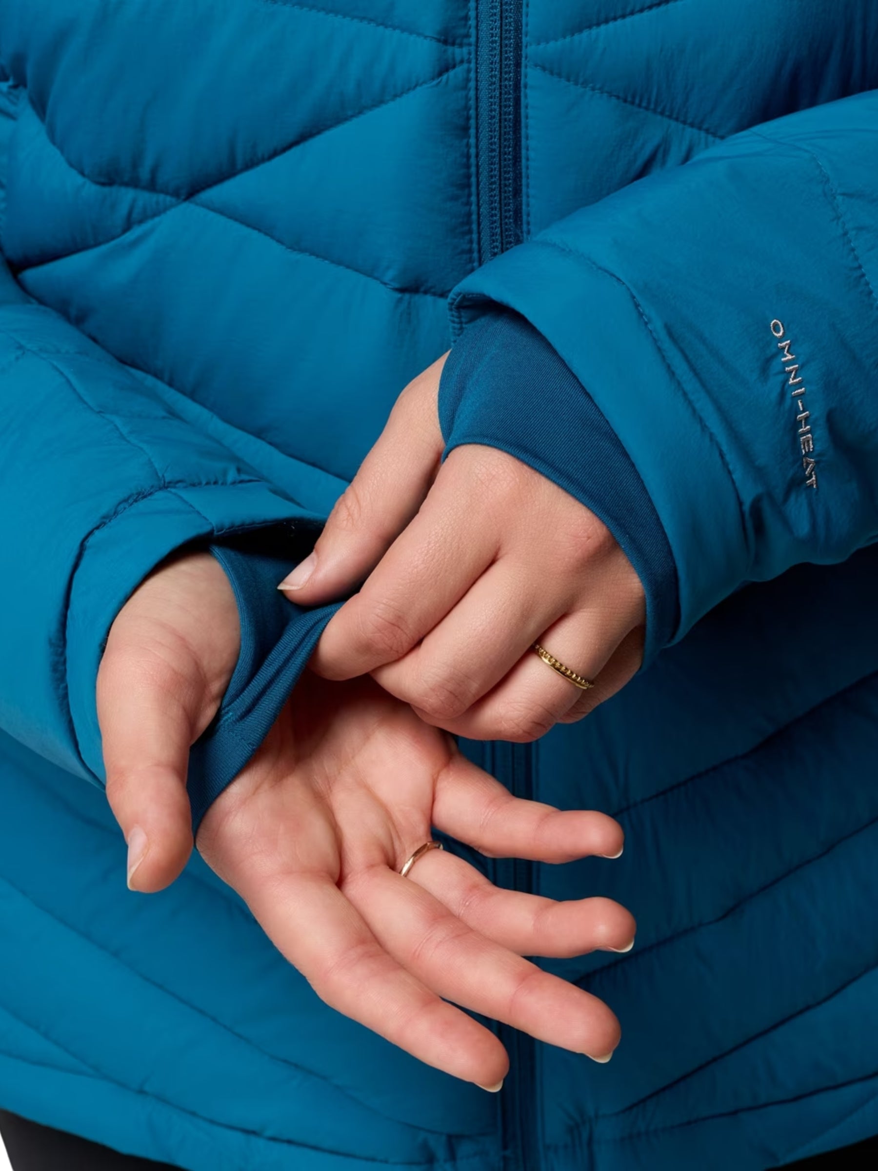 Manteau à Capuchon Joy Peak II Taille Plus - Phoenix Blue
