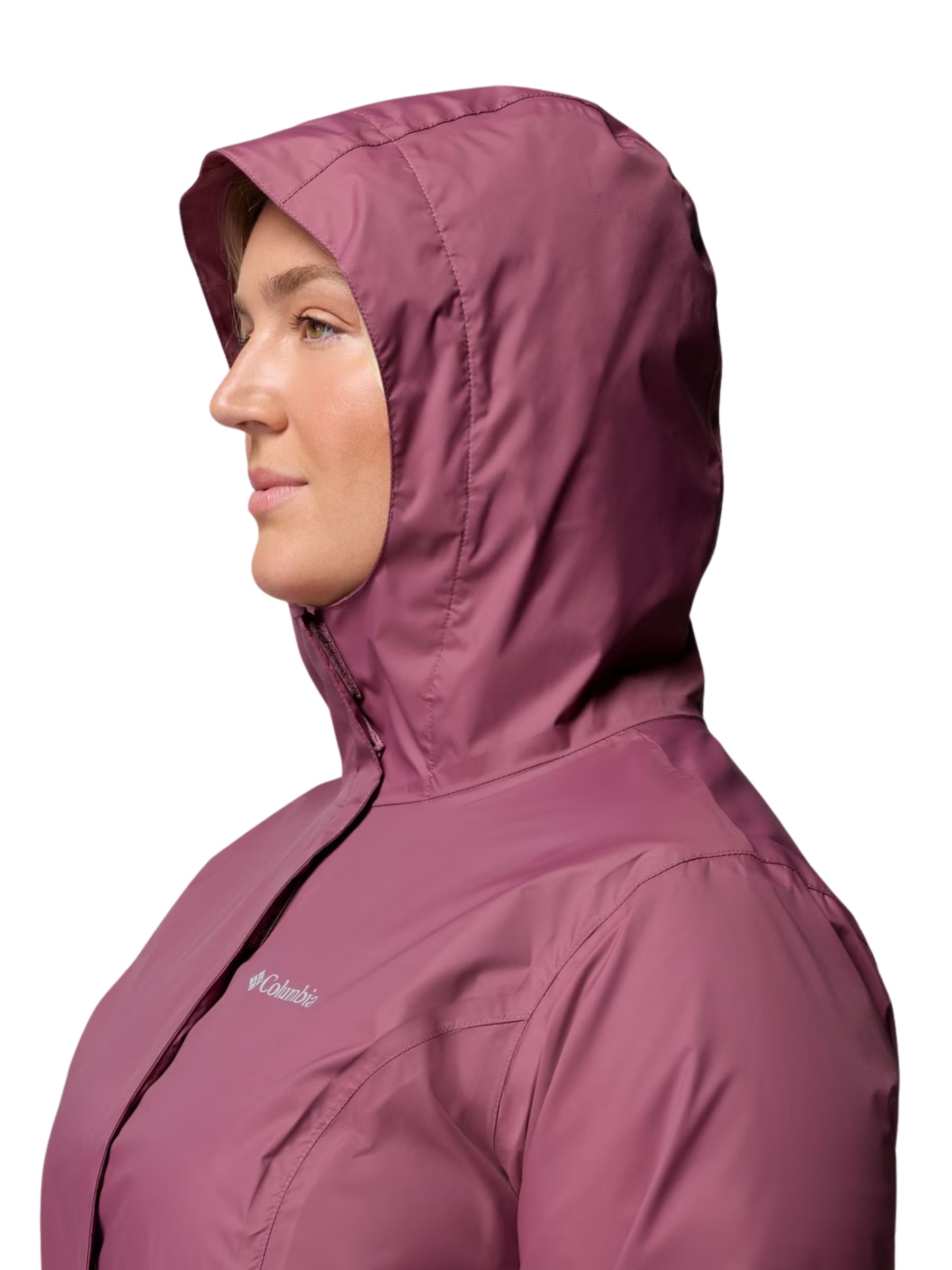 Arcadia II Plus Size Coat - Antique Mauve