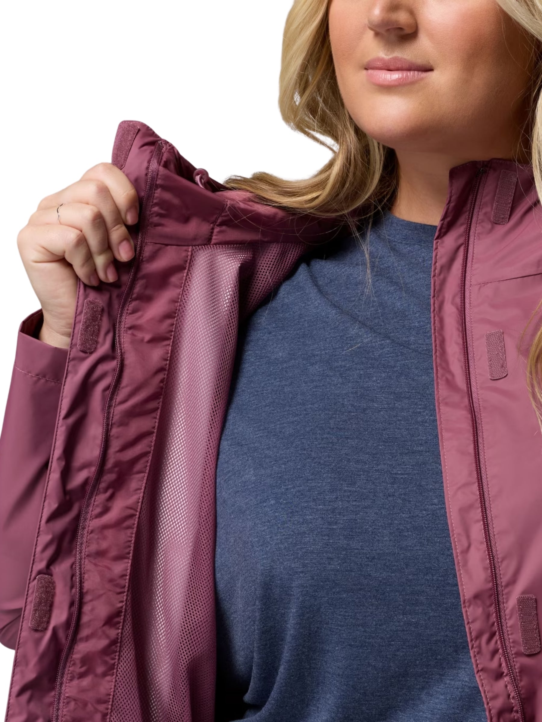 Arcadia II Plus Size Coat - Antique Mauve