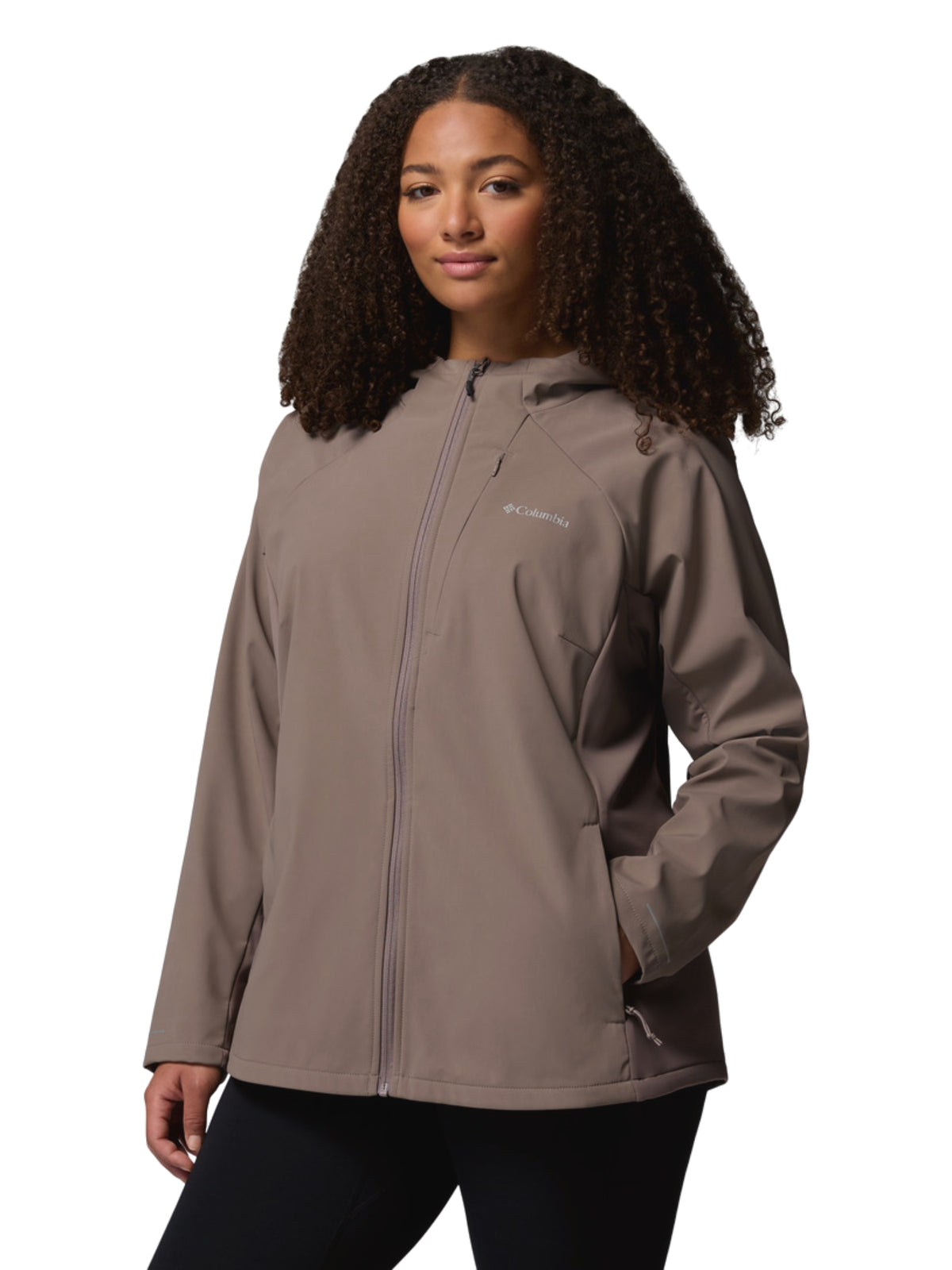 Trailborne Plus Size Softshell Jacket - Iron