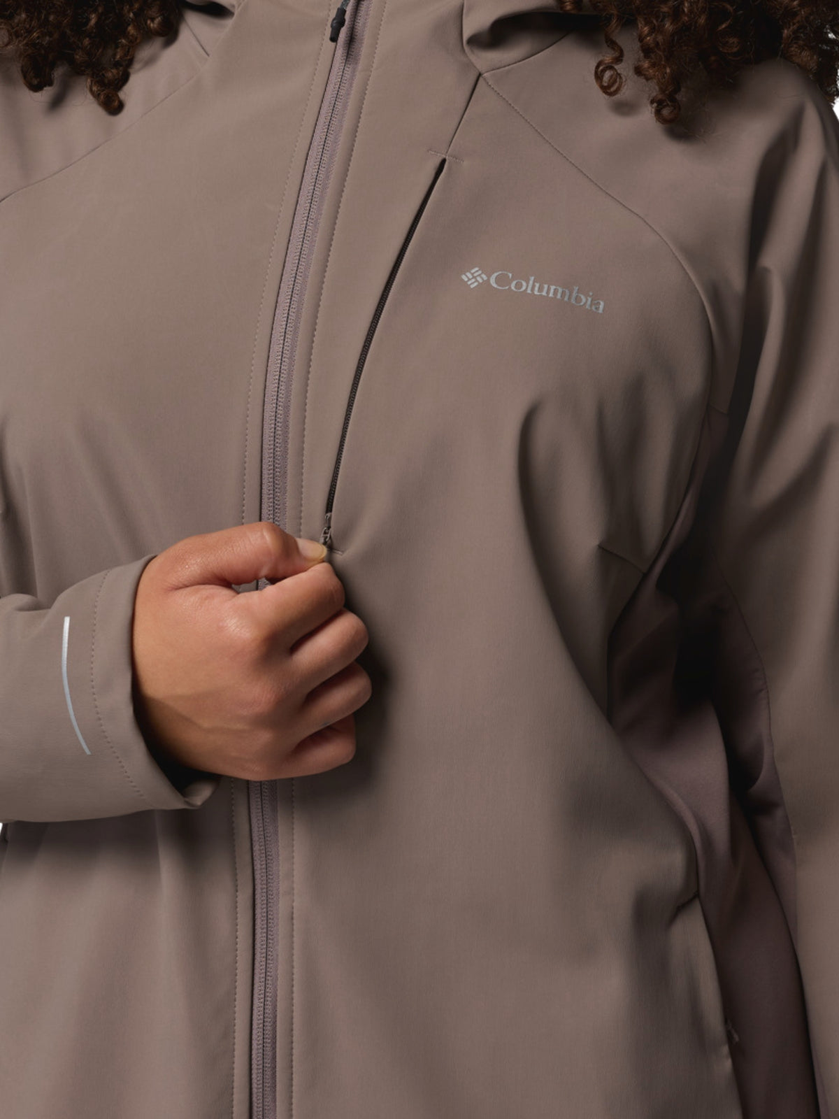 Trailborne Plus Size Softshell Jacket - Iron