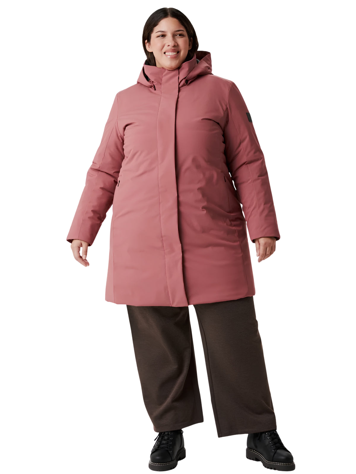 Monaco III Plus Size Winter Coat - Boreal Pink