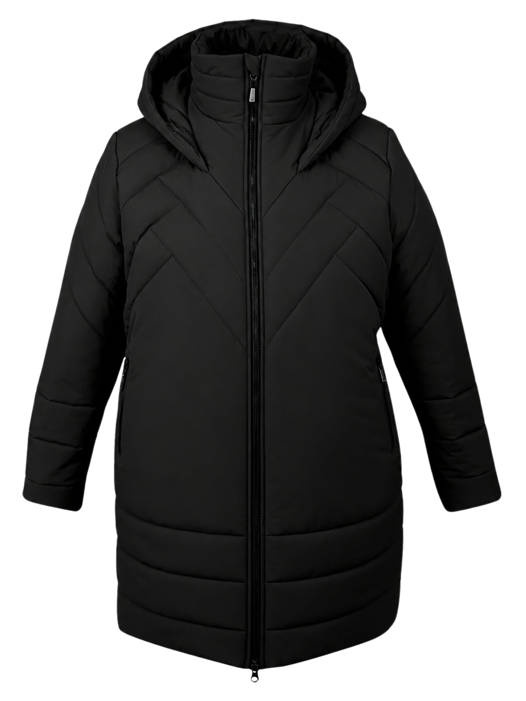 Rockies Plus Size Winter Coat - Black