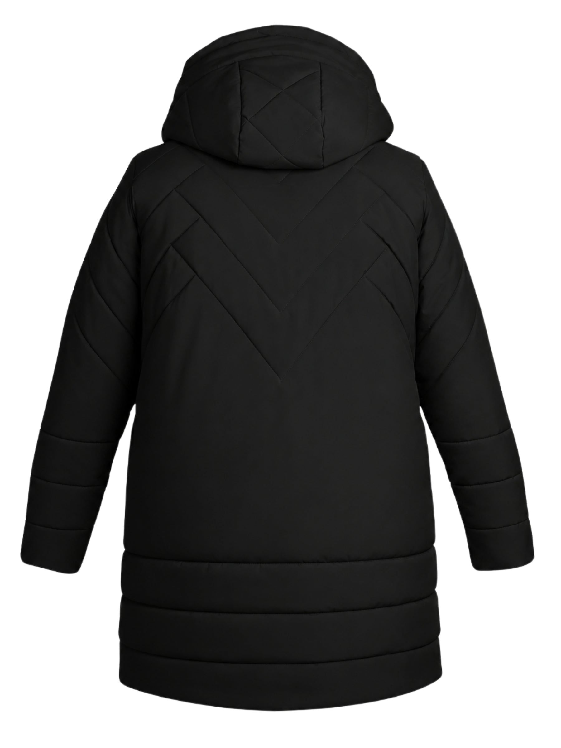 Rockies Plus Size Winter Coat - Black