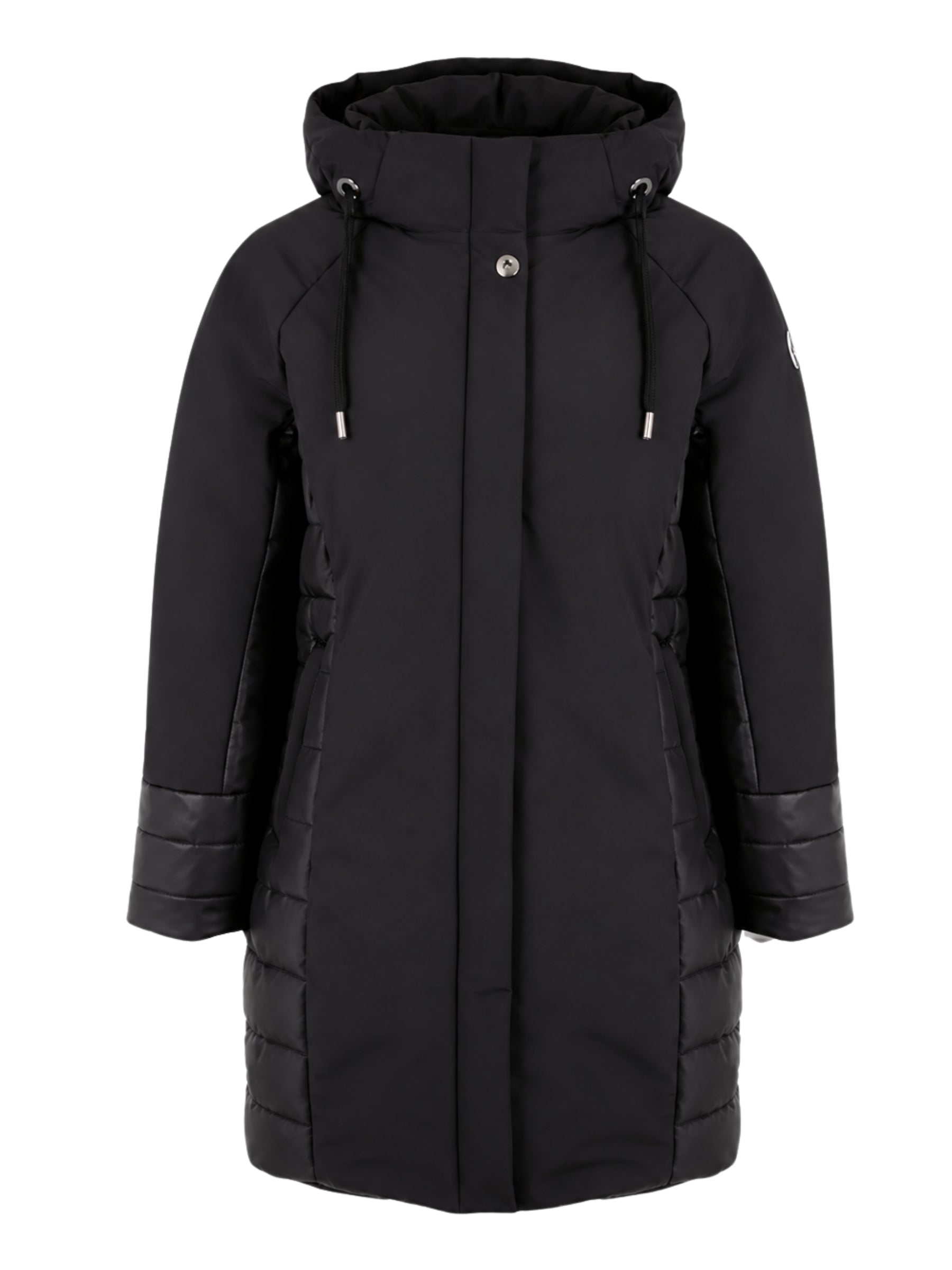 Sidekick Plus Size Winter Coat - Black