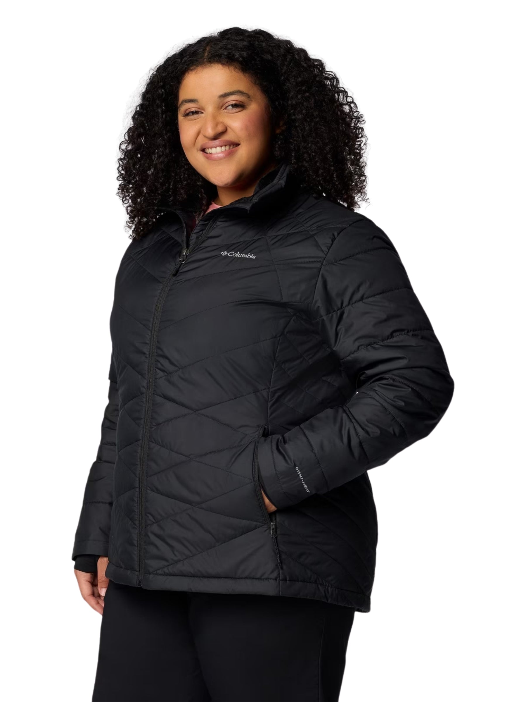 Manteau Heavenly Sans Capuchon Taille Plus - Noir