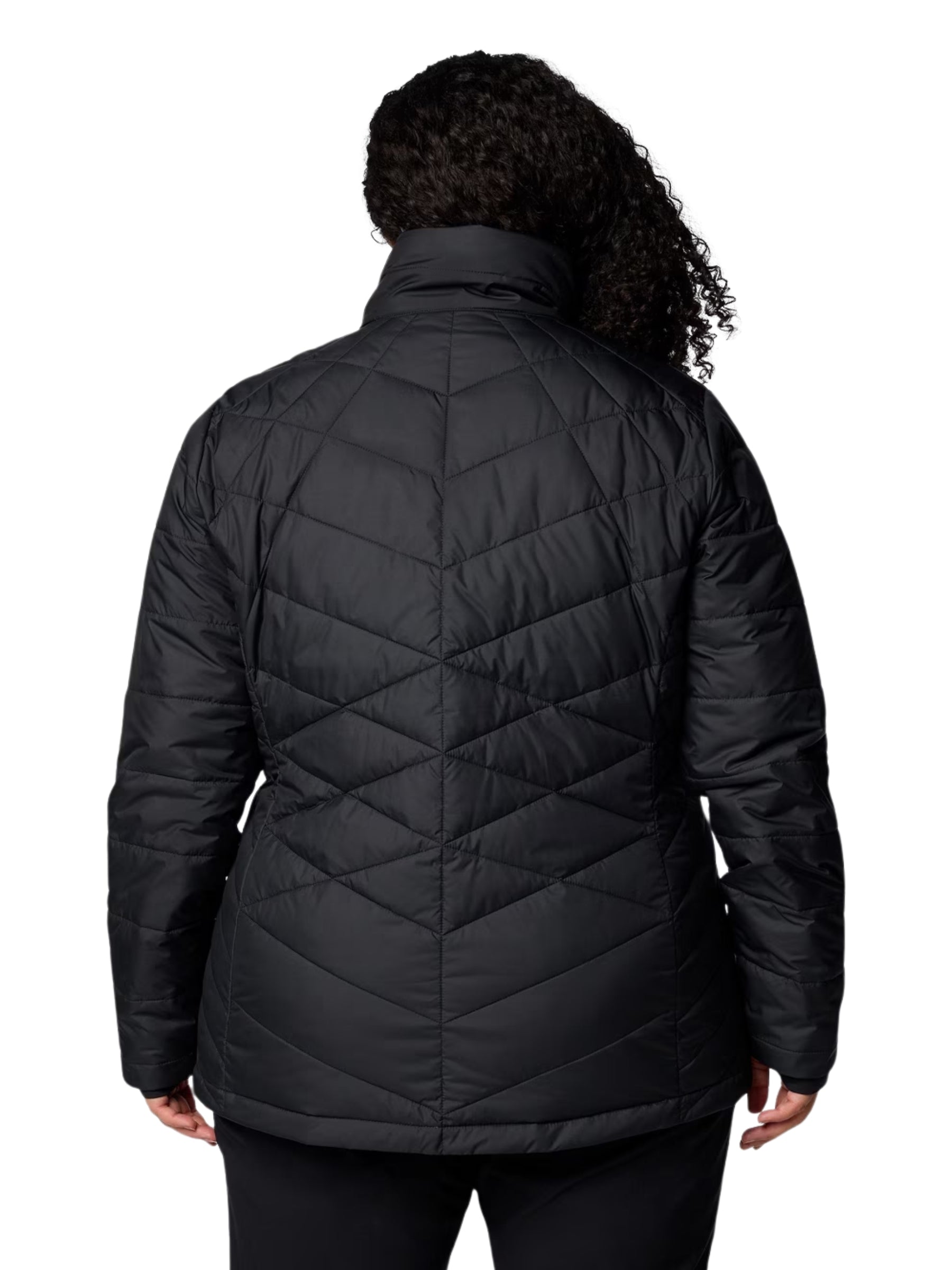 Manteau Heavenly Sans Capuchon Taille Plus - Noir