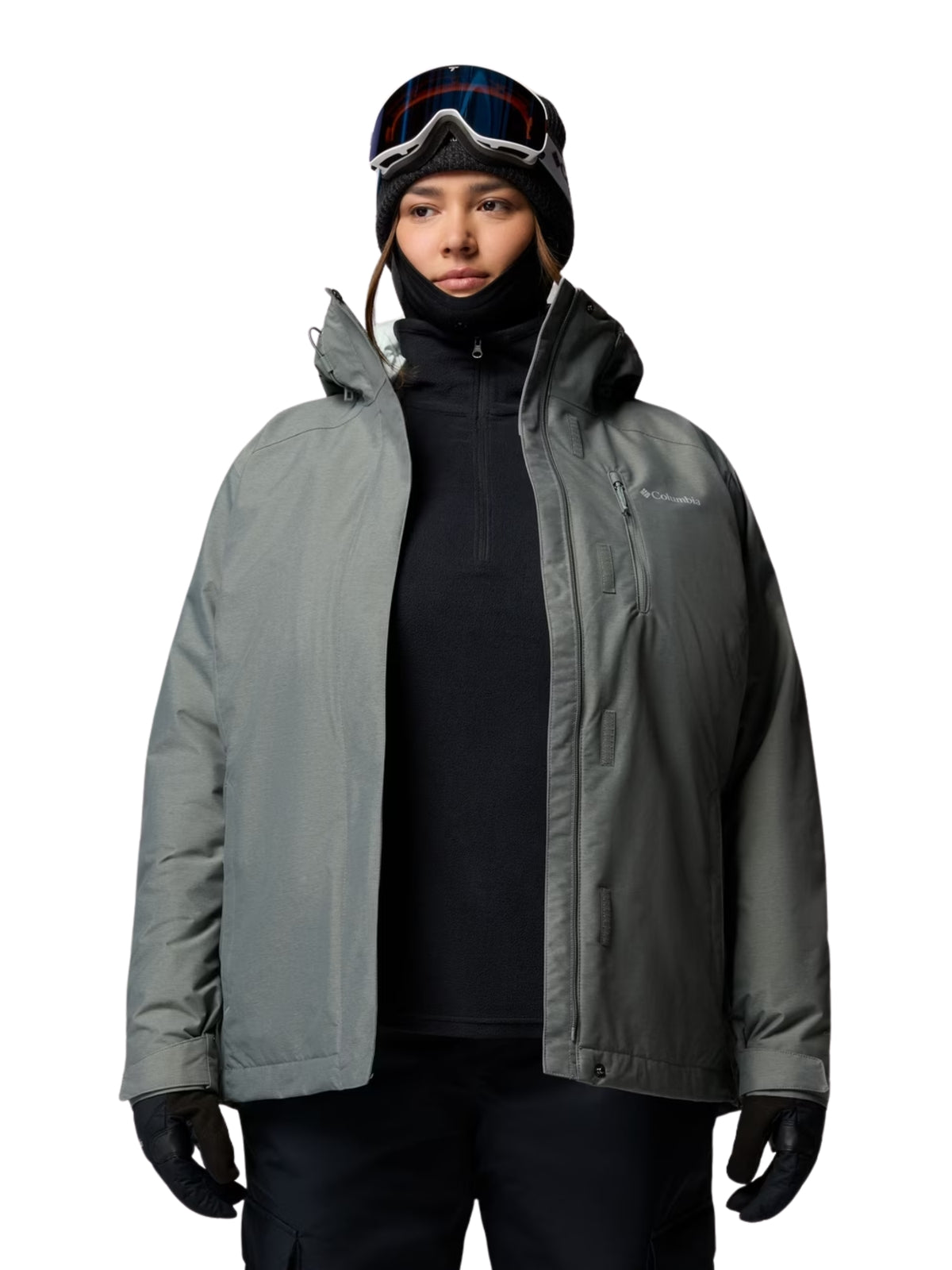 Whirlibird Interchangeable II Plus Size Jacket - Sedona Sage Cross Dye