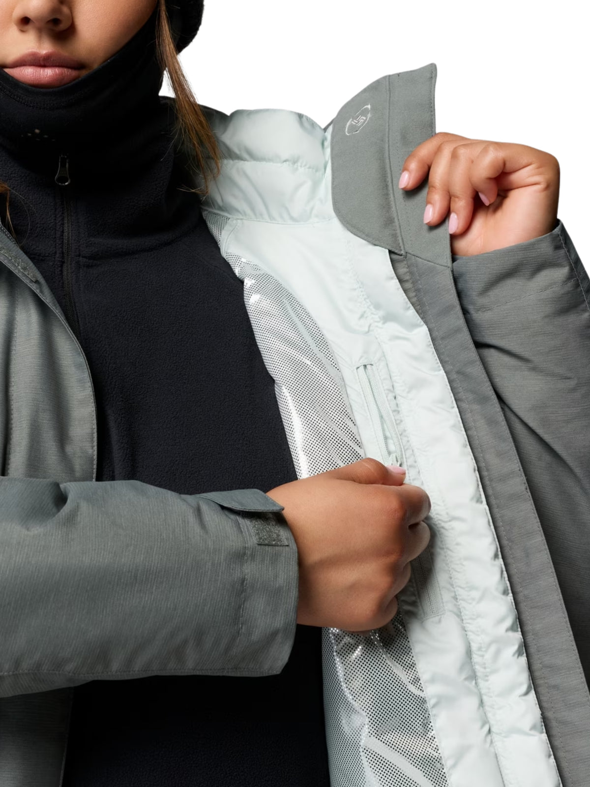 Whirlibird Interchangeable II Plus Size Jacket - Sedona Sage Cross Dye