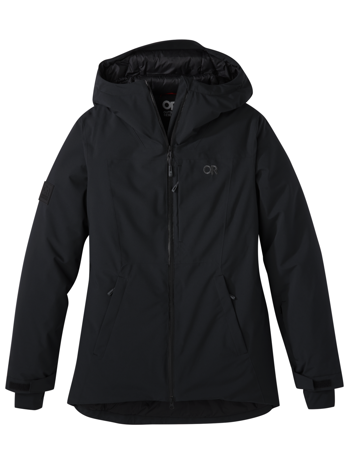 Snowcrew Plus Size Insulated Ski Jacket - Black