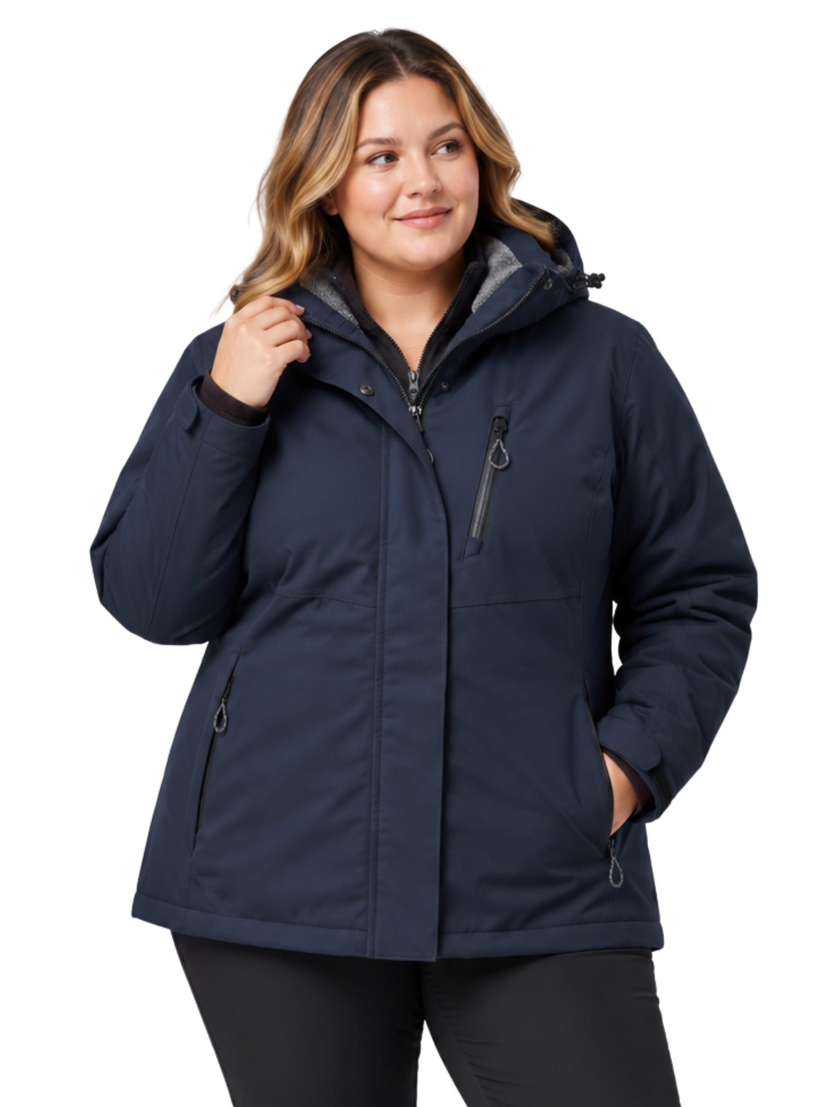 Manteau KOW 140 Taille Plus - Dark Navy